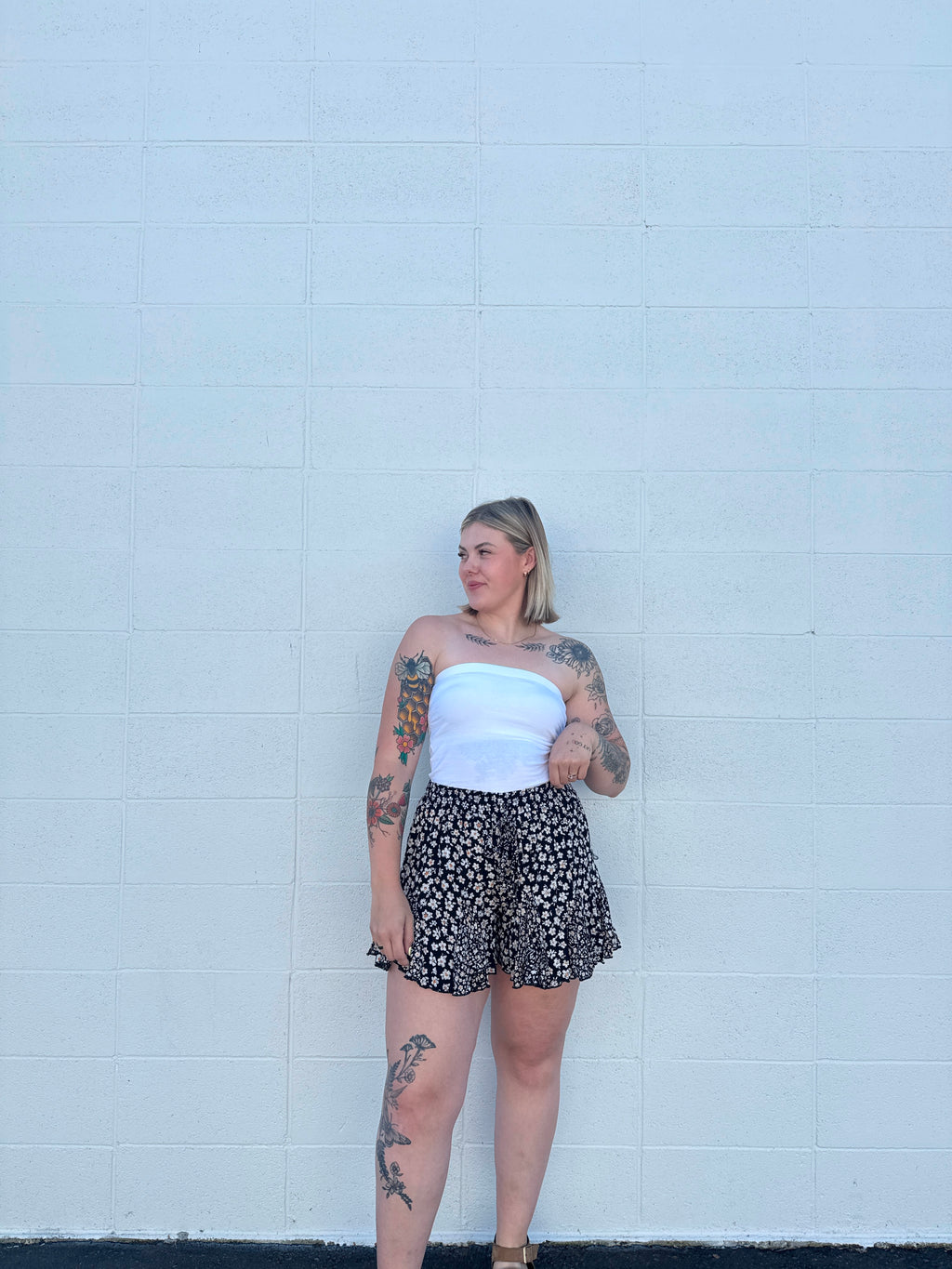 Dainty Daisies Ruffle Shorts