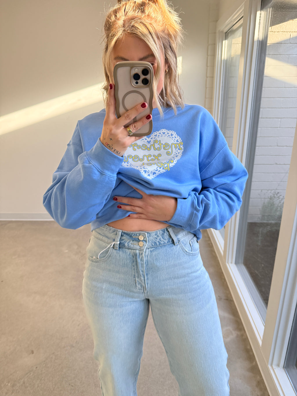 High Rise Wide Leg Jean