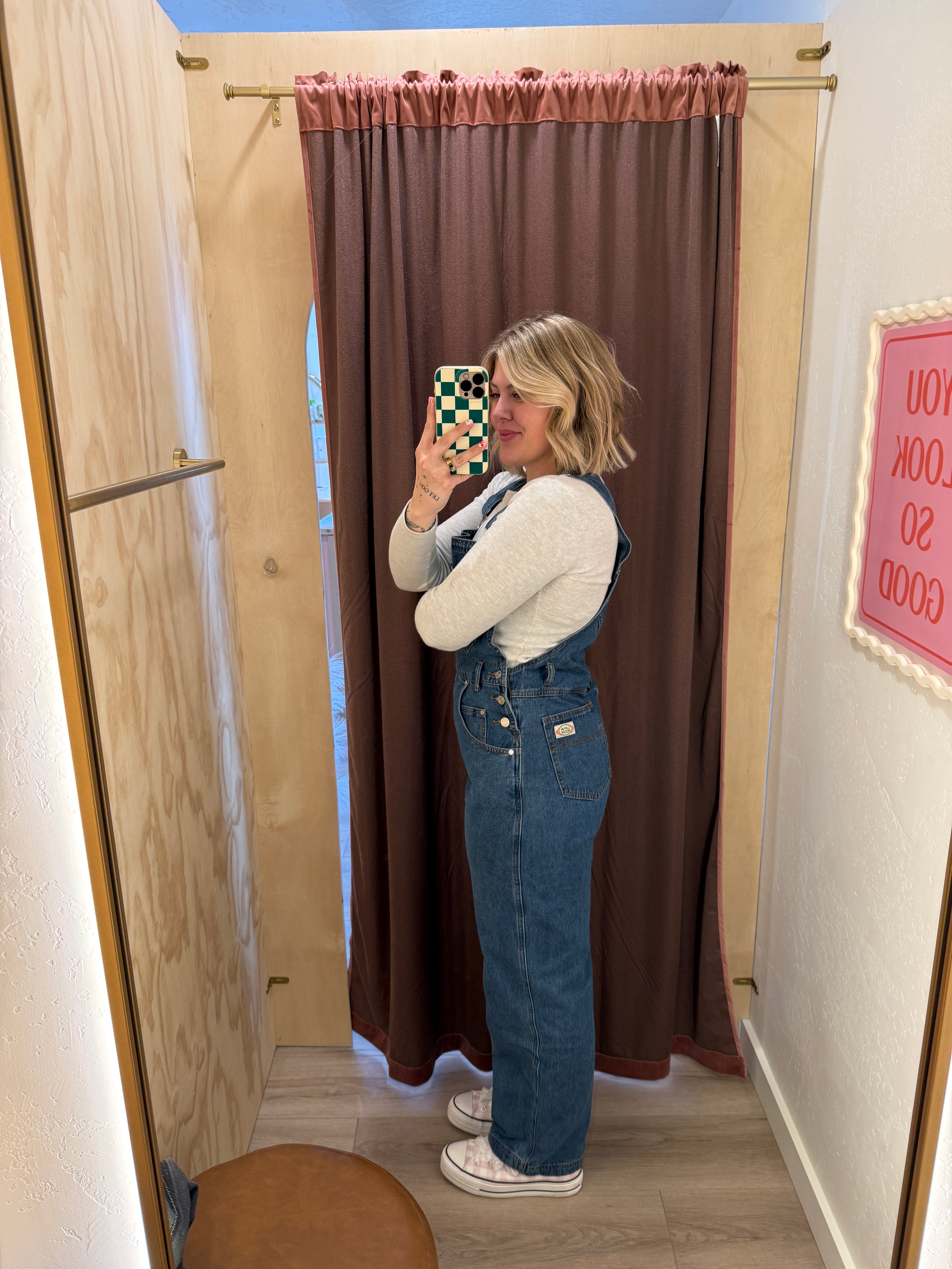 Denim Core Medium Wash Overalls