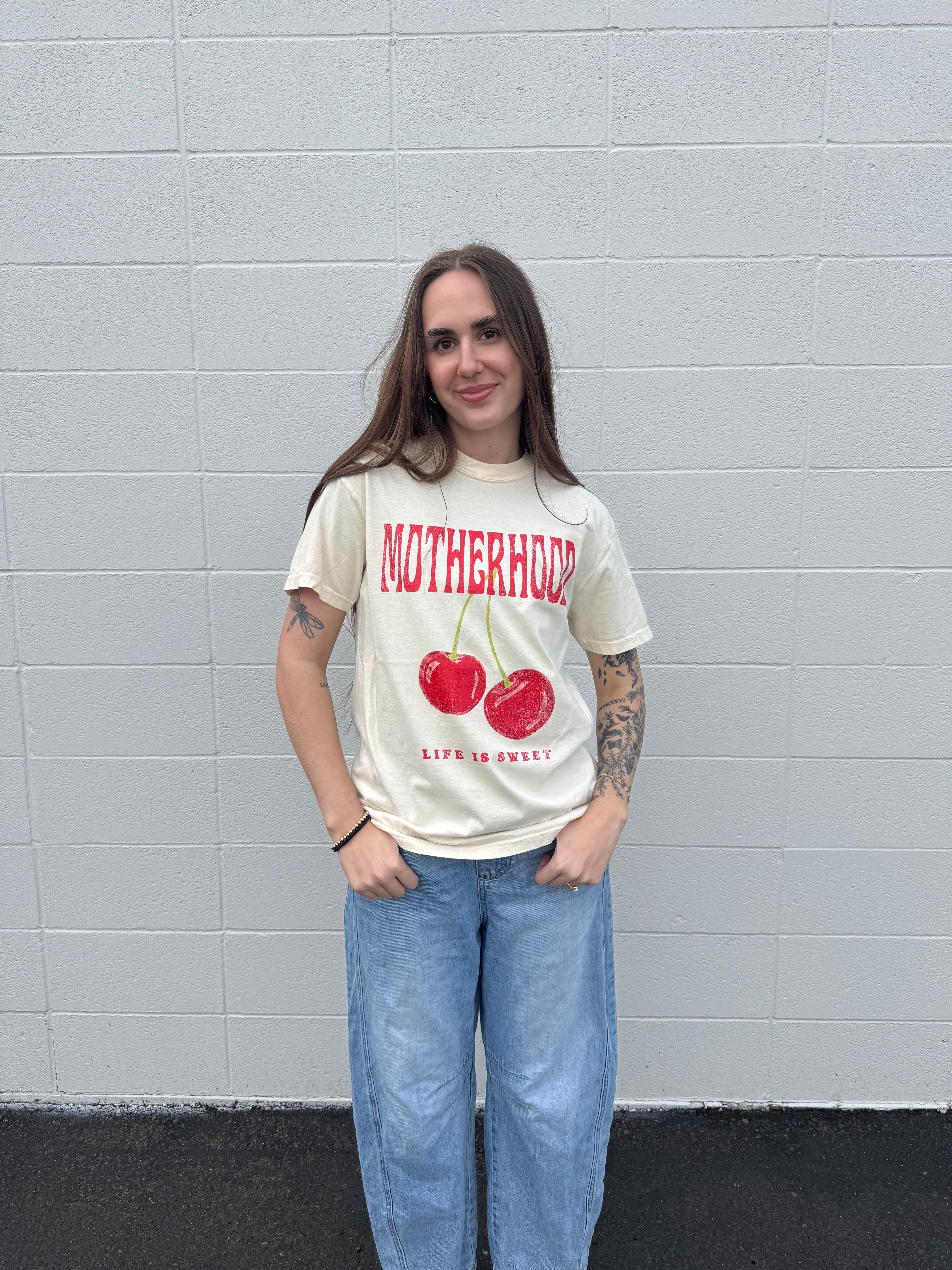 Life Is Sweet Motherhood Graphic Tee