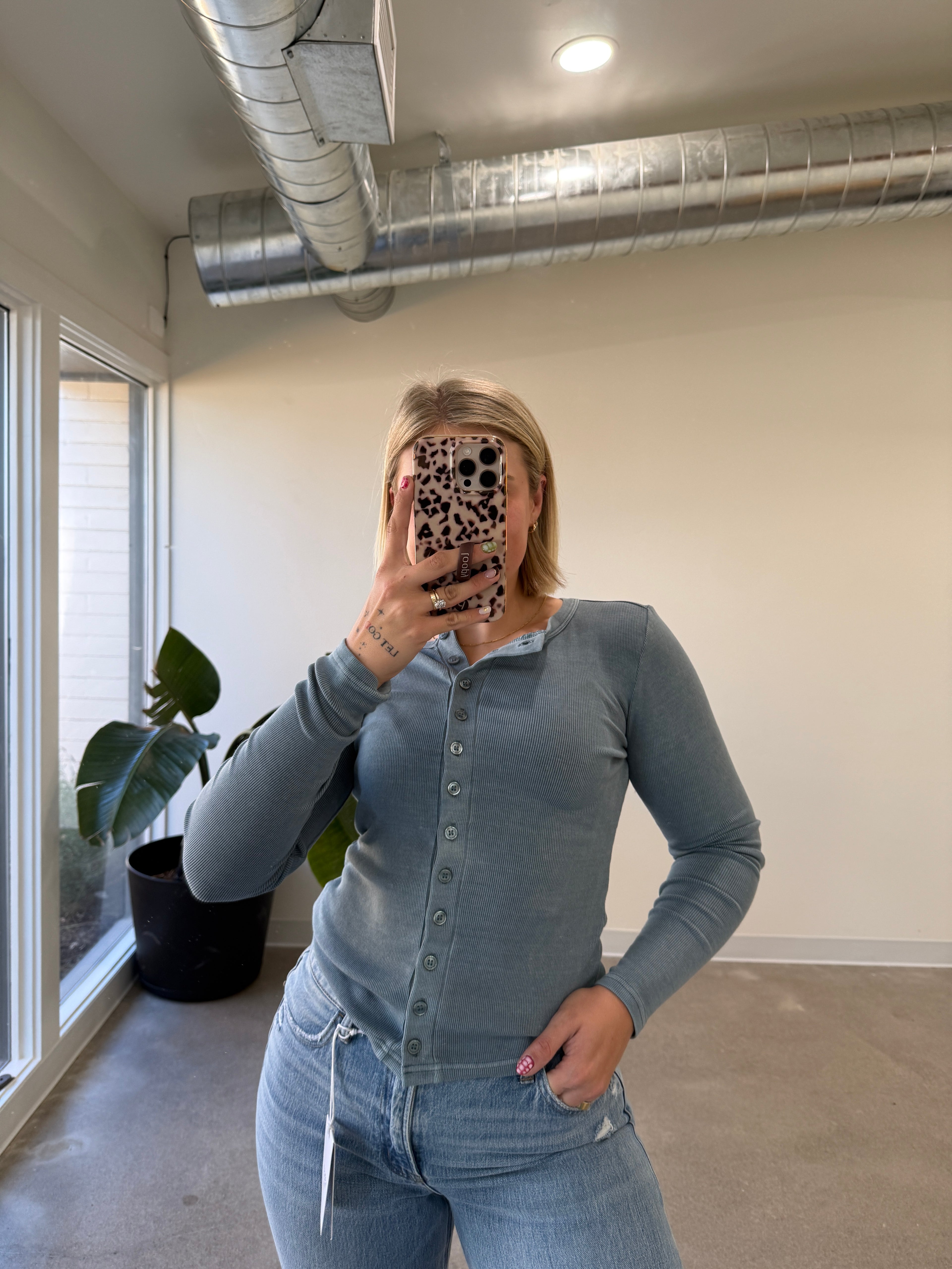 The Everyday Henley (multiple colors)