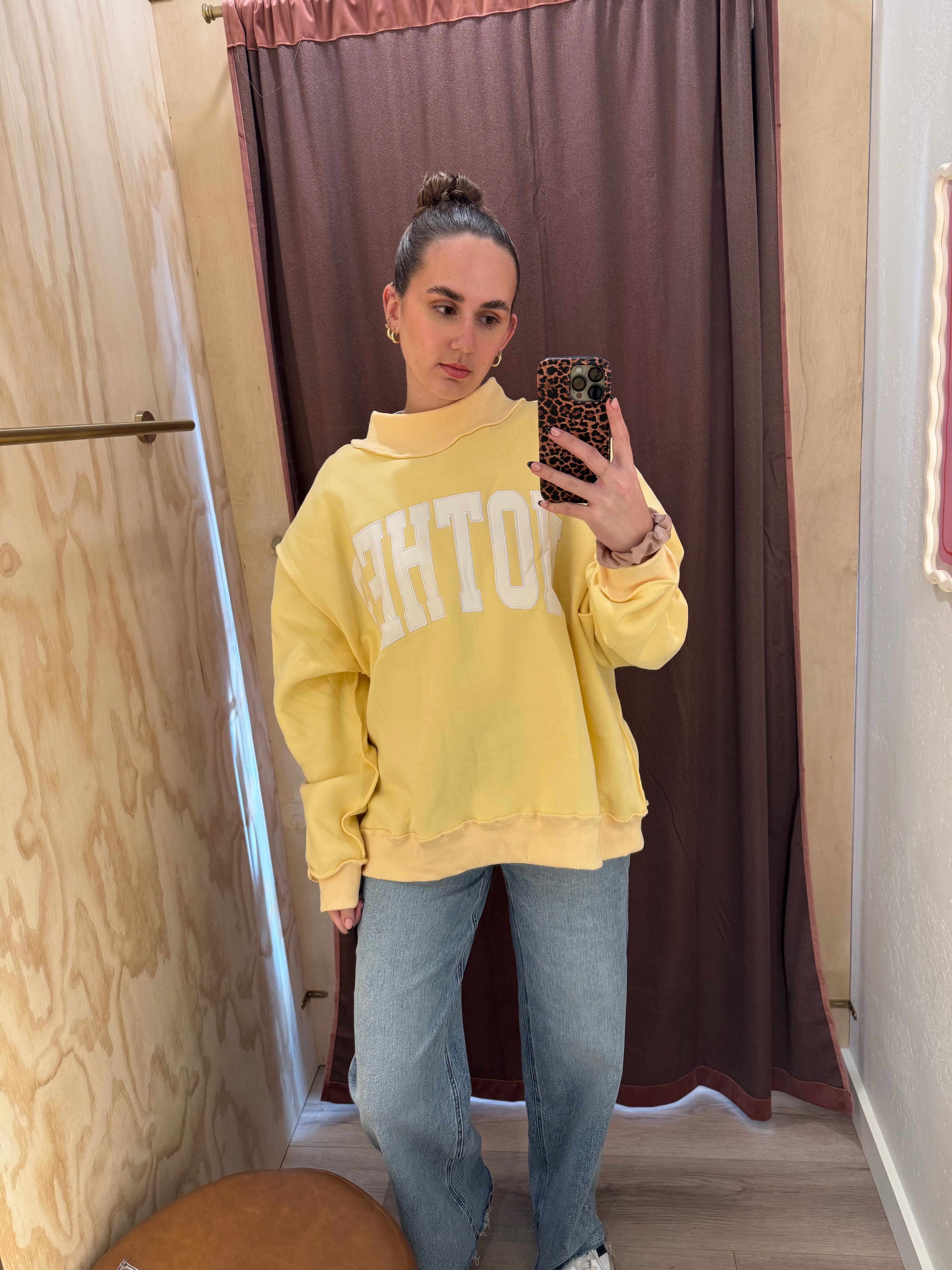 Mother Mock Neck Sweatshirt