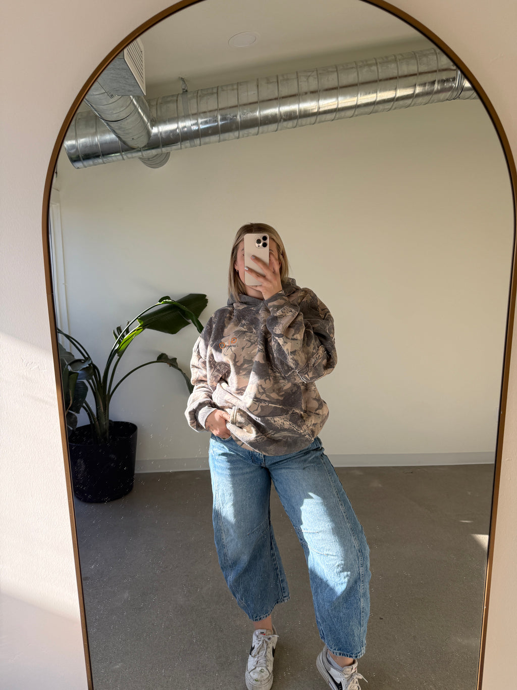 Patchwork Redeemed Dark Camo Hoodie