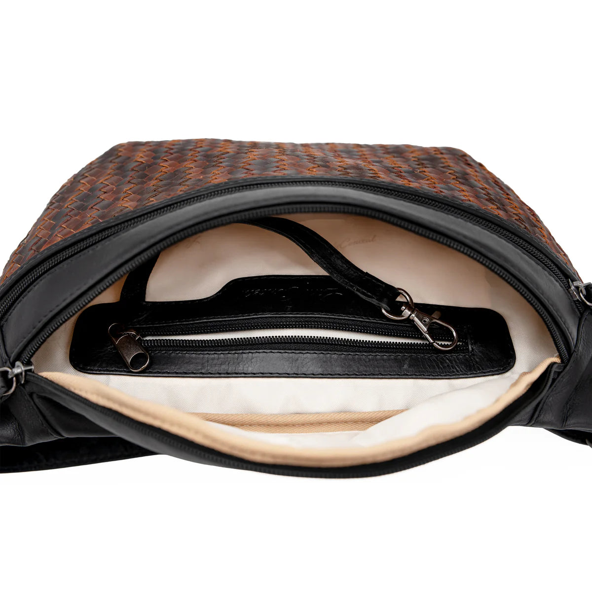 Lady Conceal - Haisley Woven Leather Sling