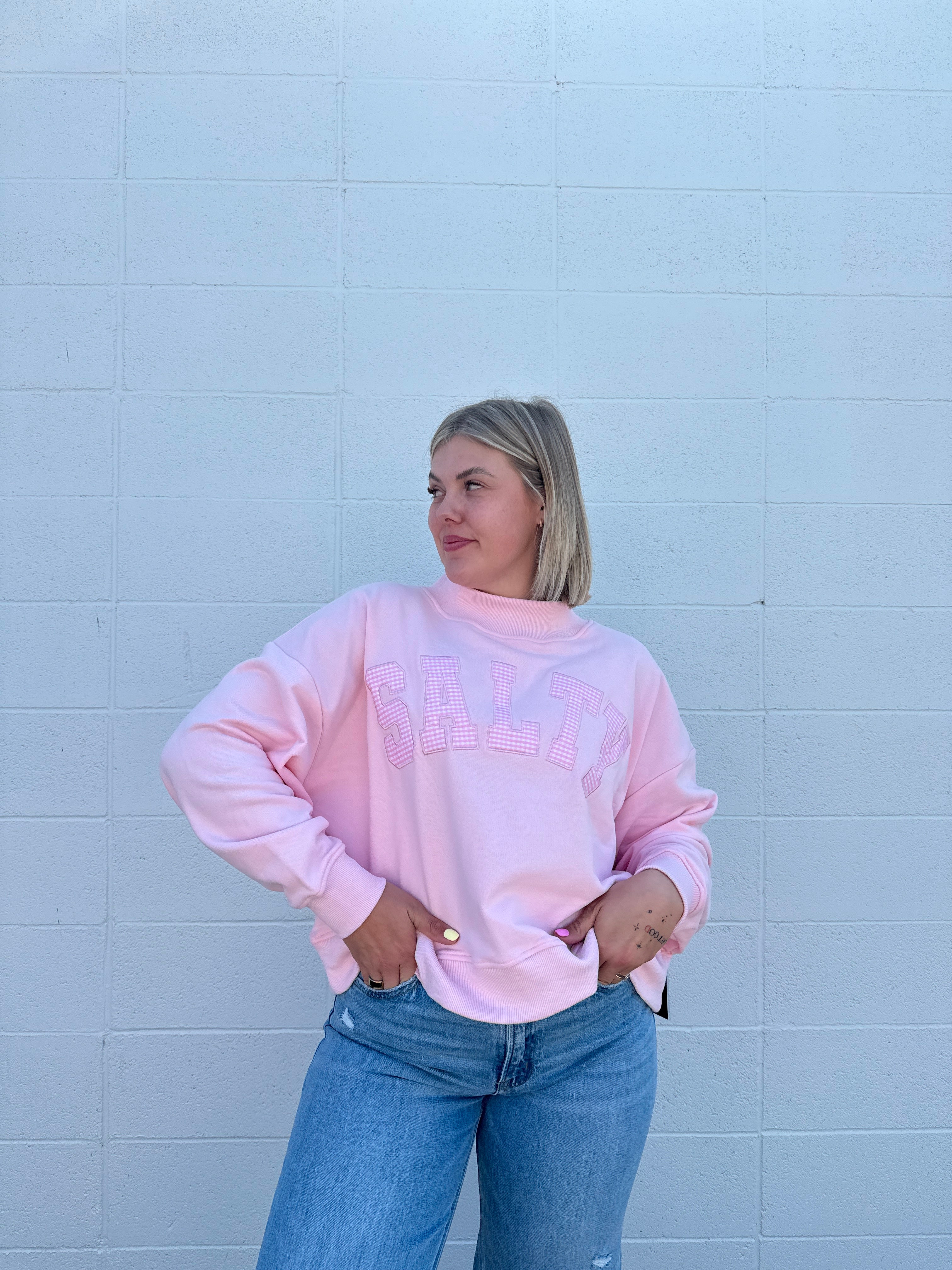 Salty Mockneck Sweatshirt