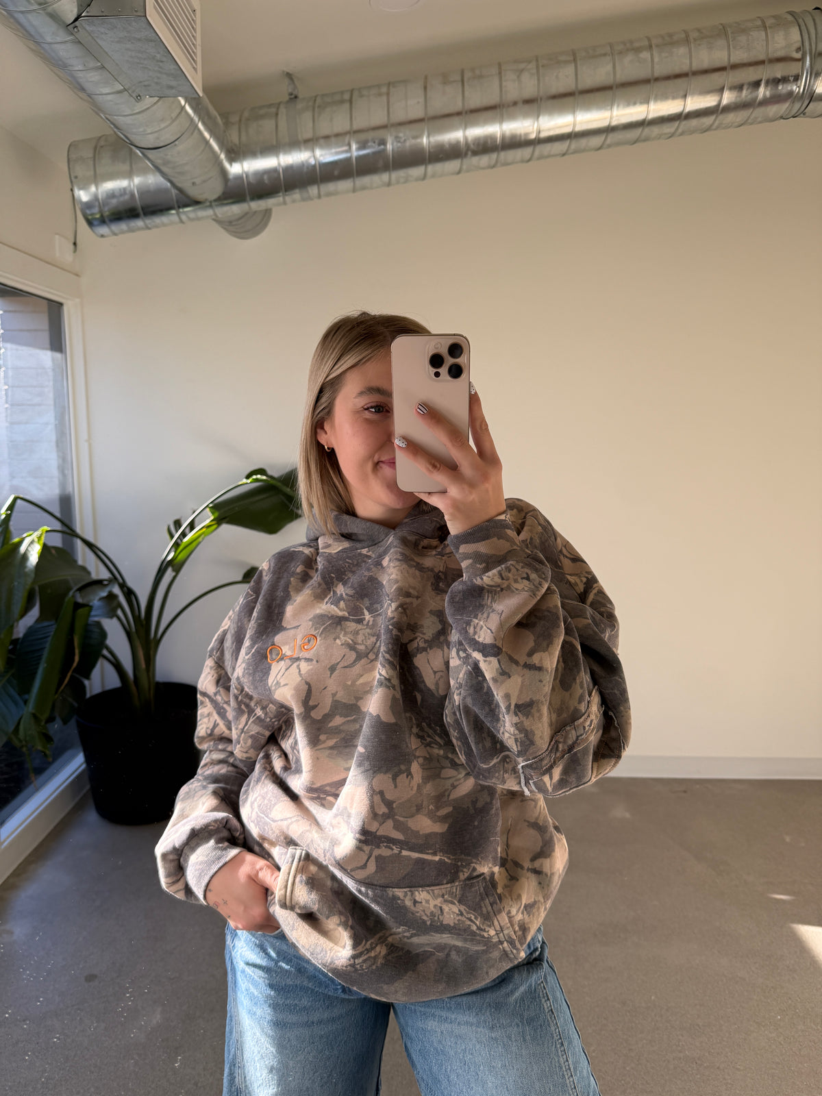 Patchwork Redeemed Dark Camo Hoodie