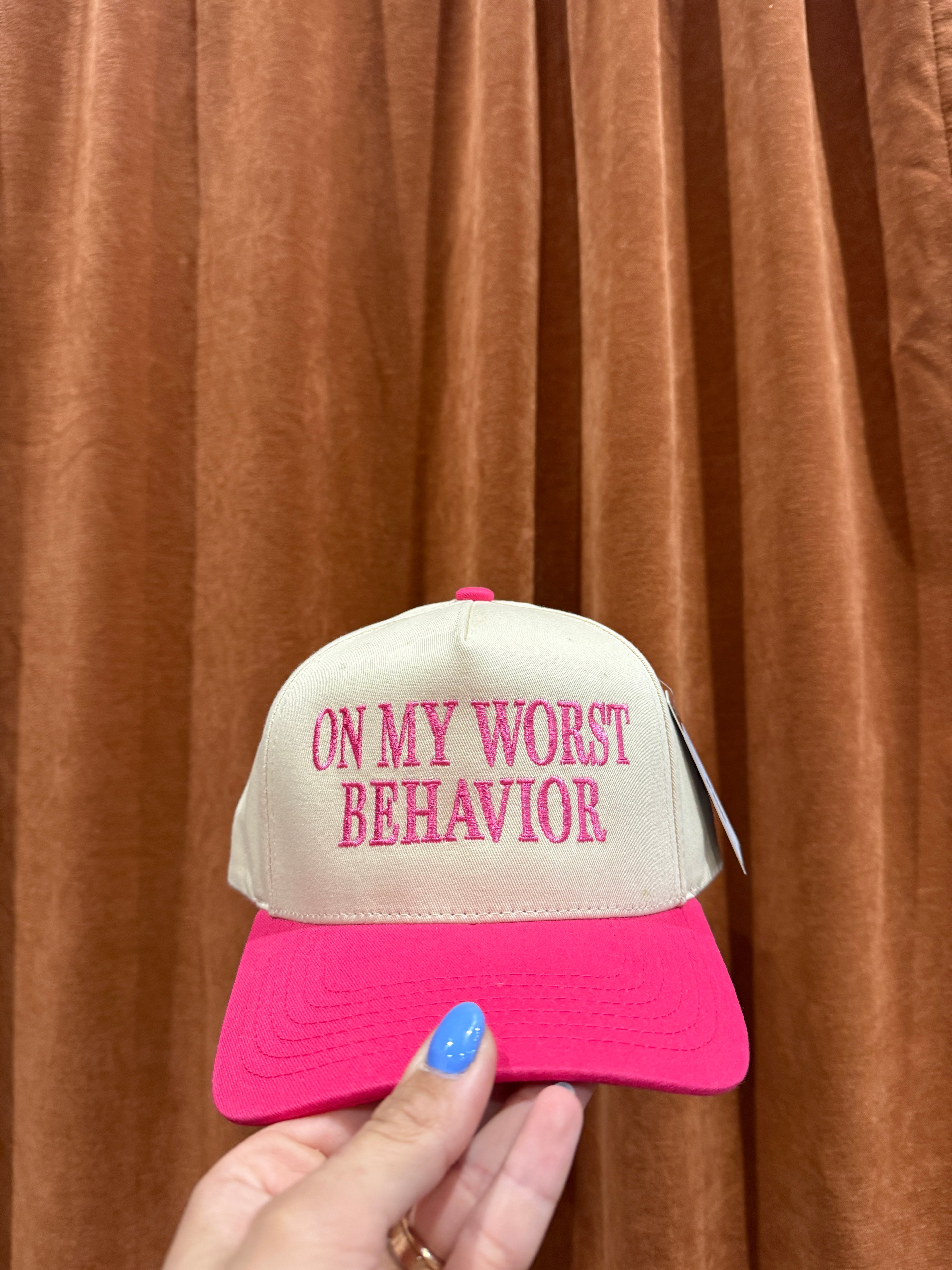 My Worst Behavior Hat