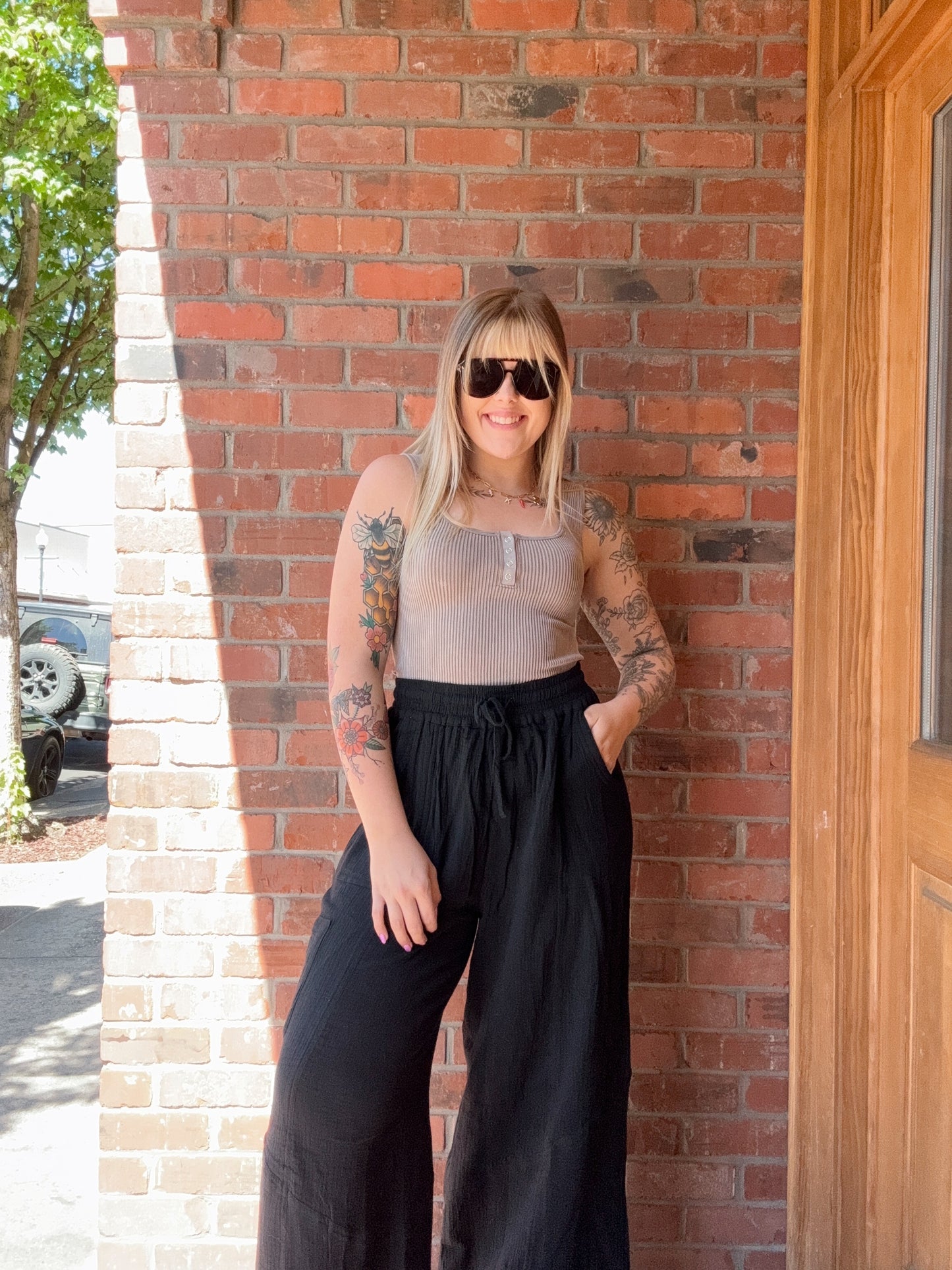 Relaxed Drawstring Pants (multiple colors)