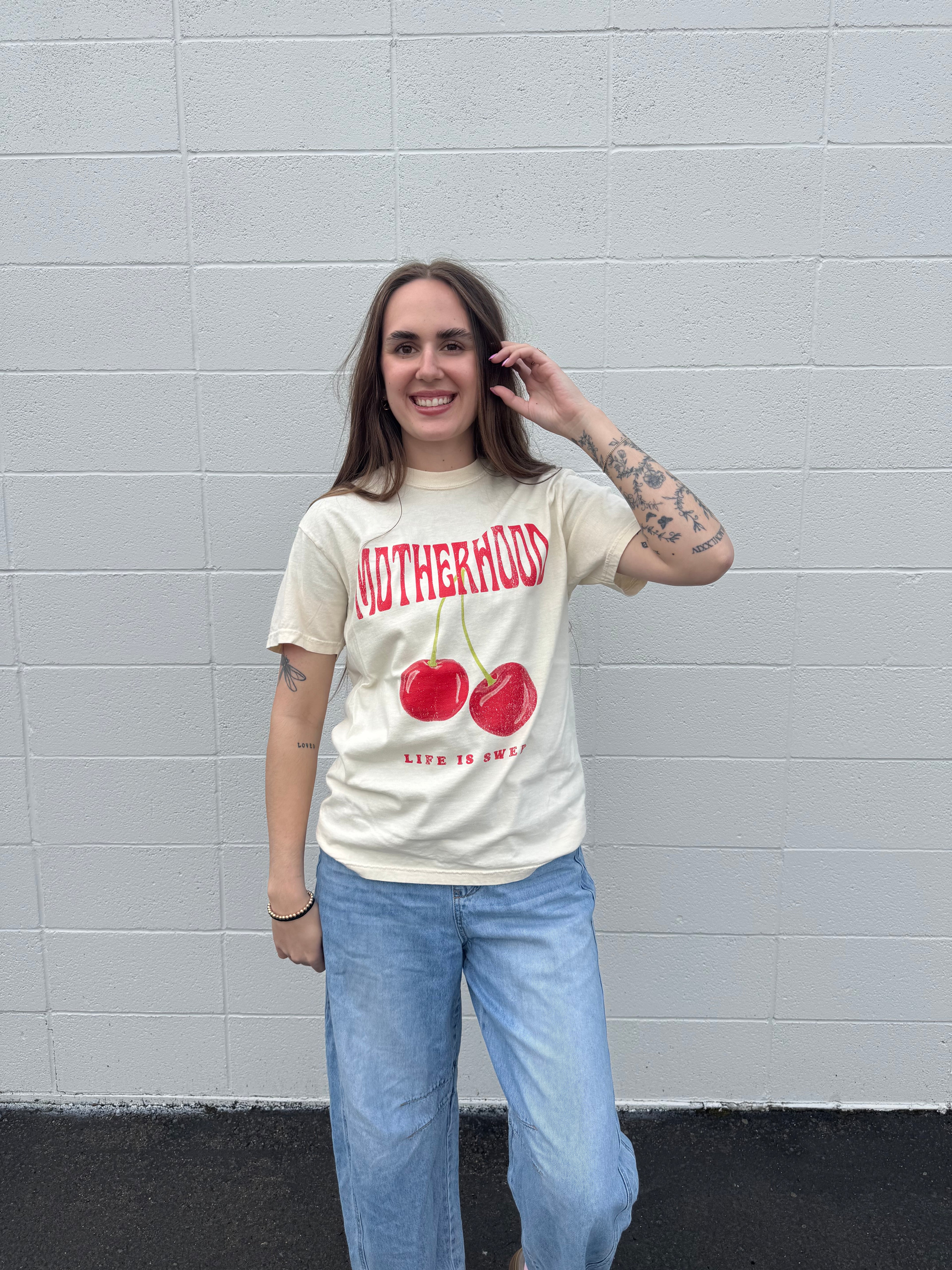 Life Is Sweet Motherhood Graphic Tee