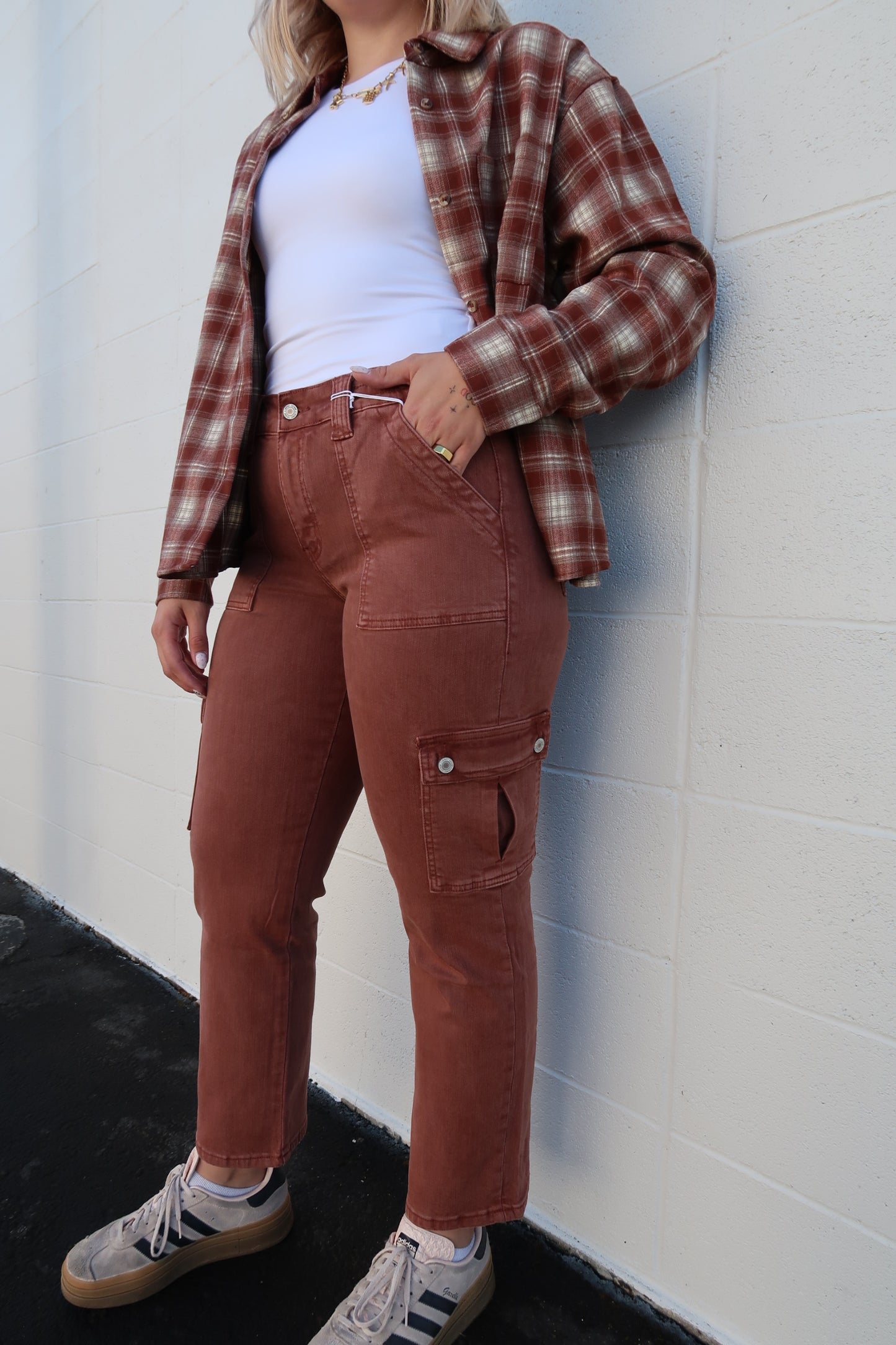 Paislie Cargo Straight Jeans