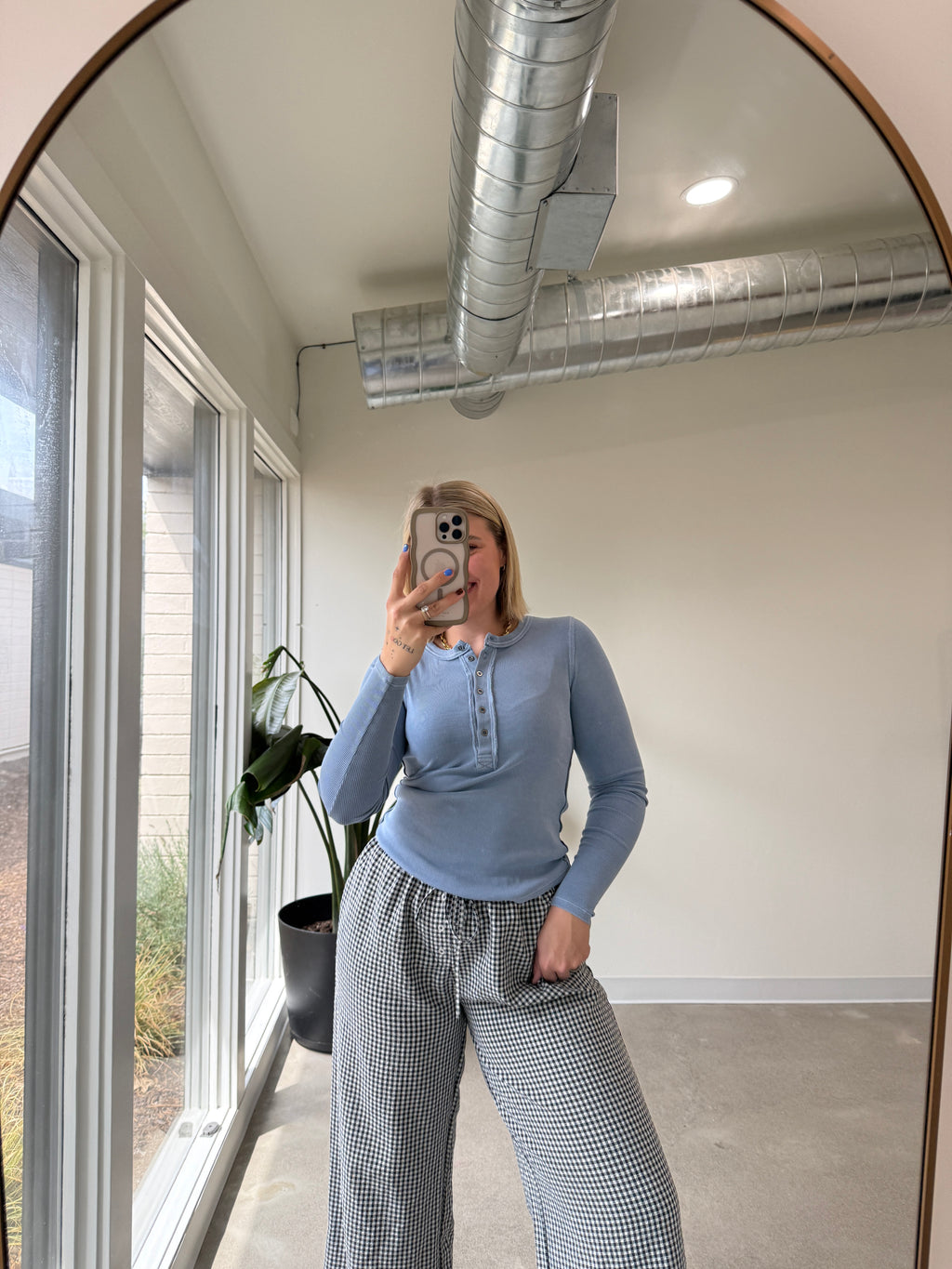 Peyton Ribbed Henley (Multiple Colors)