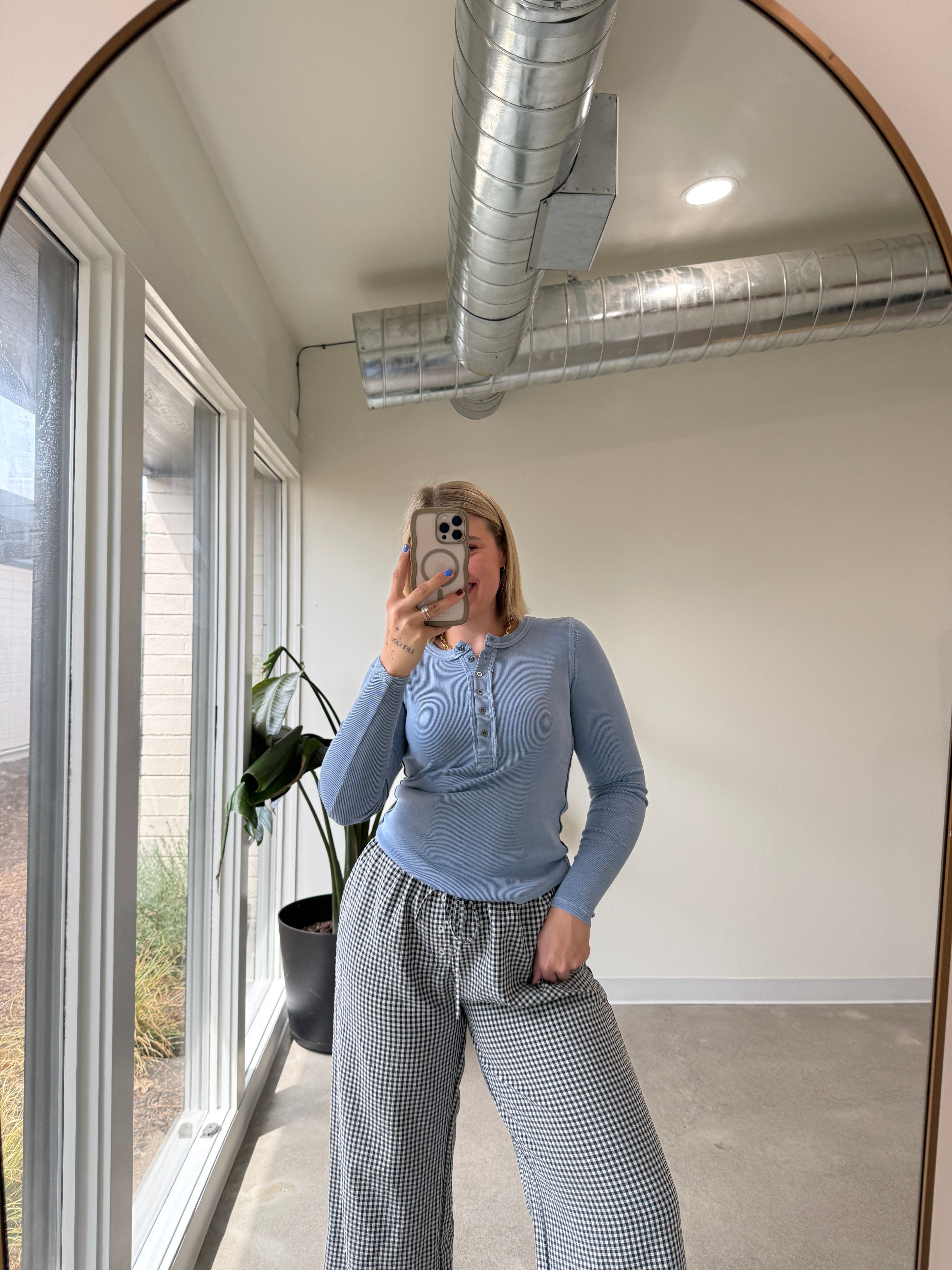 Peyton Ribbed Henley (Multiple Colors)