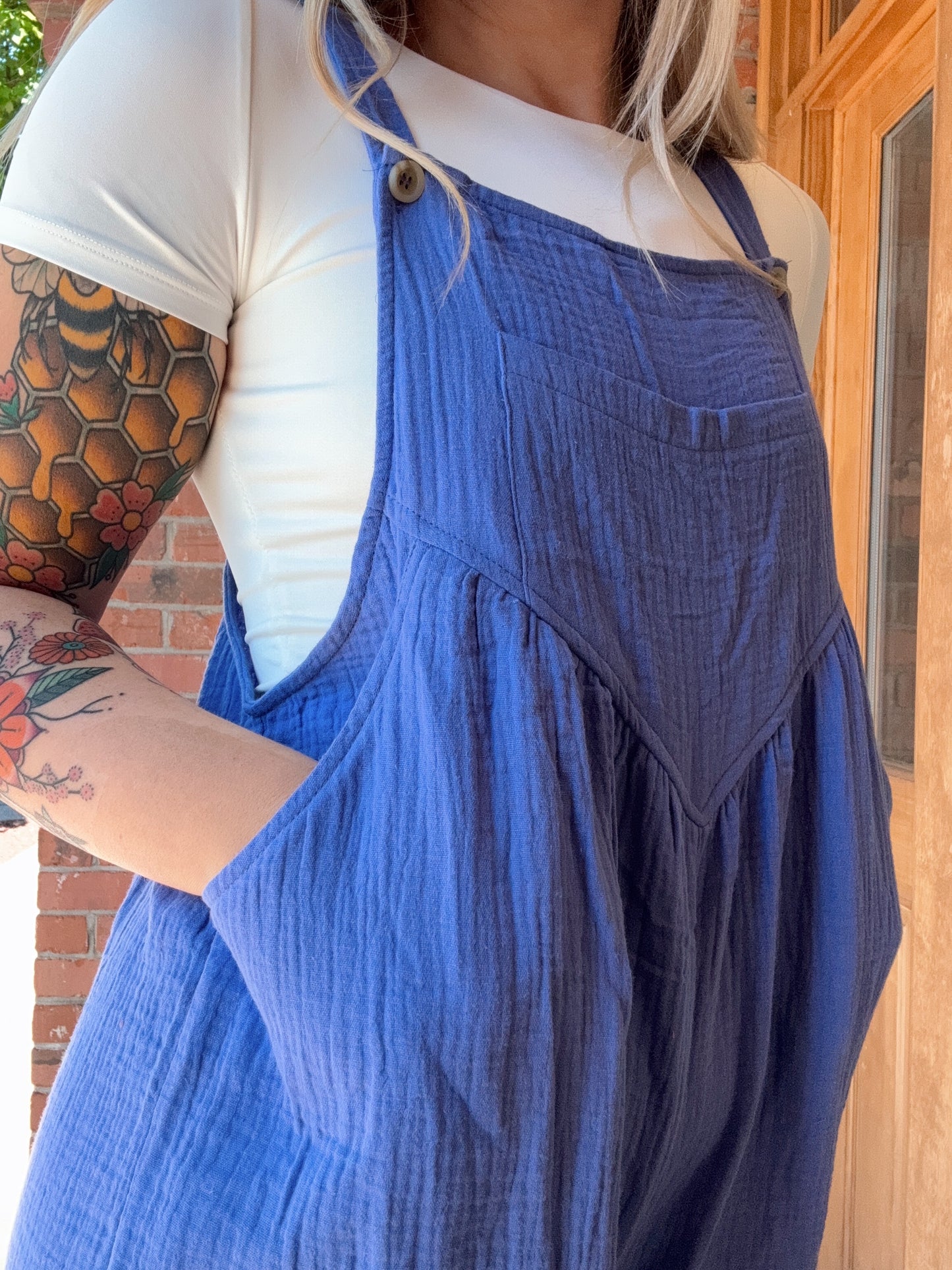 Easy Breezy Jumpsuit (Periwinkle)