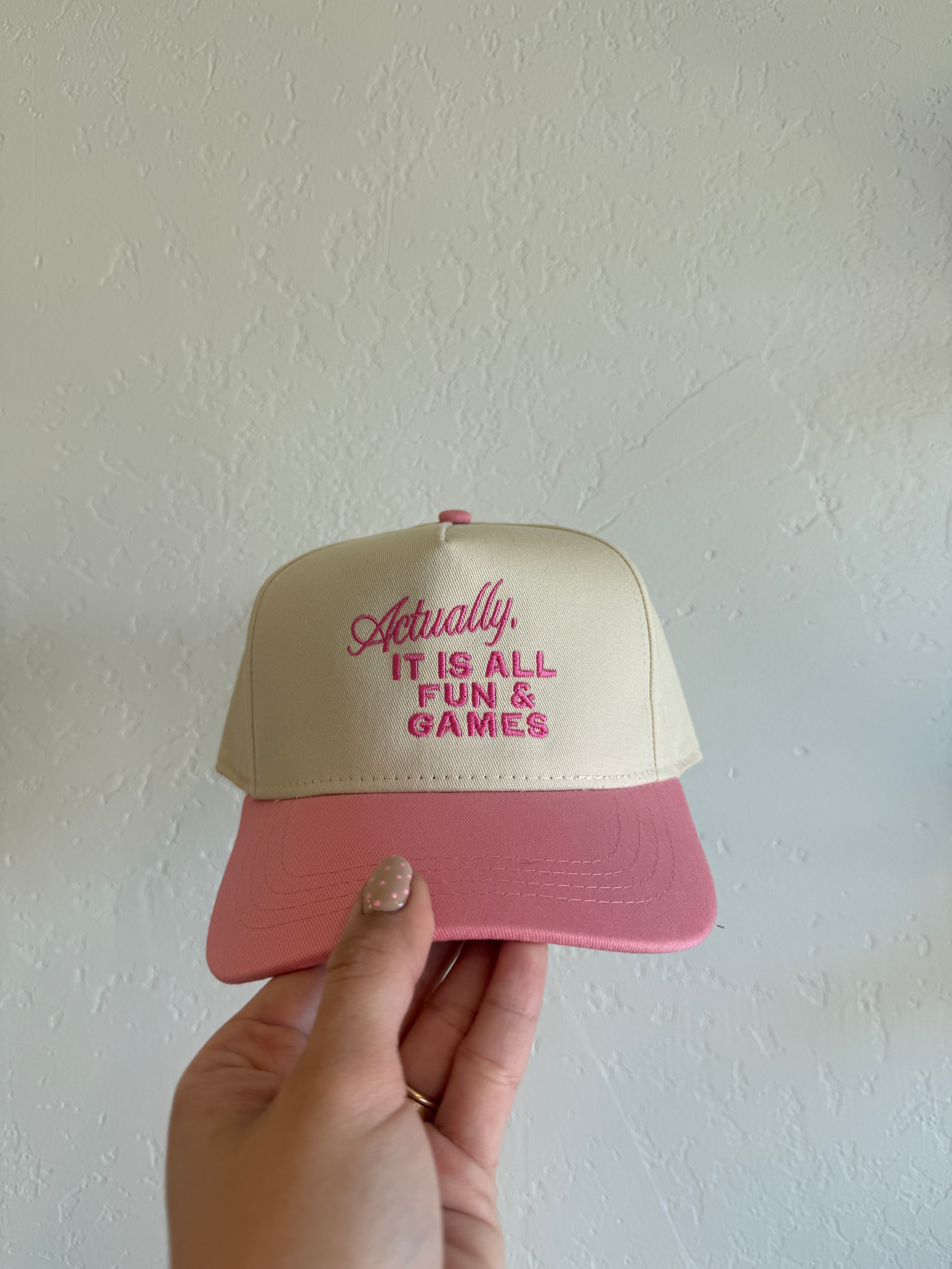 Actually It Is All Fun & Games Hat