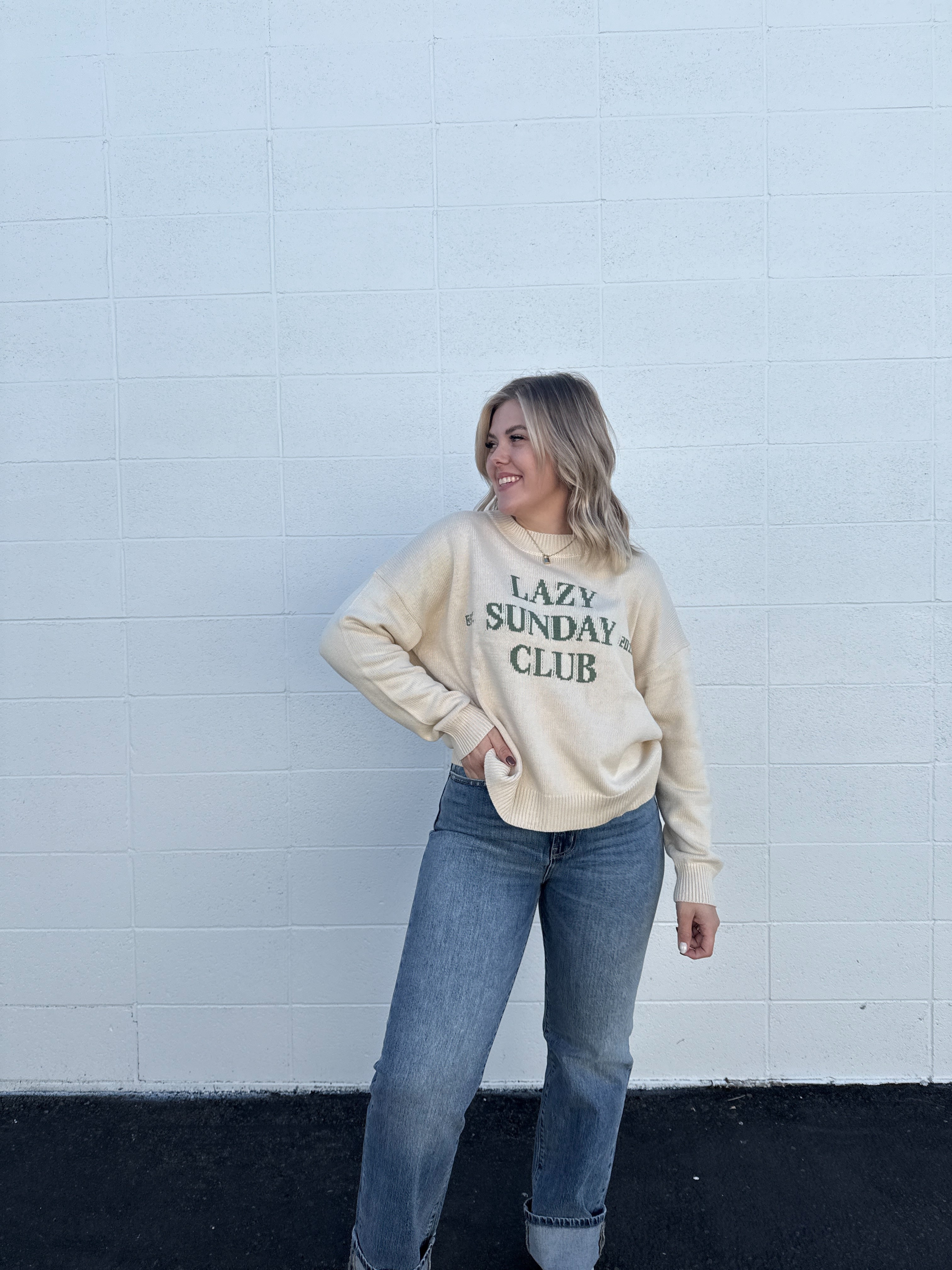 Lazy Sunday Club Sweater