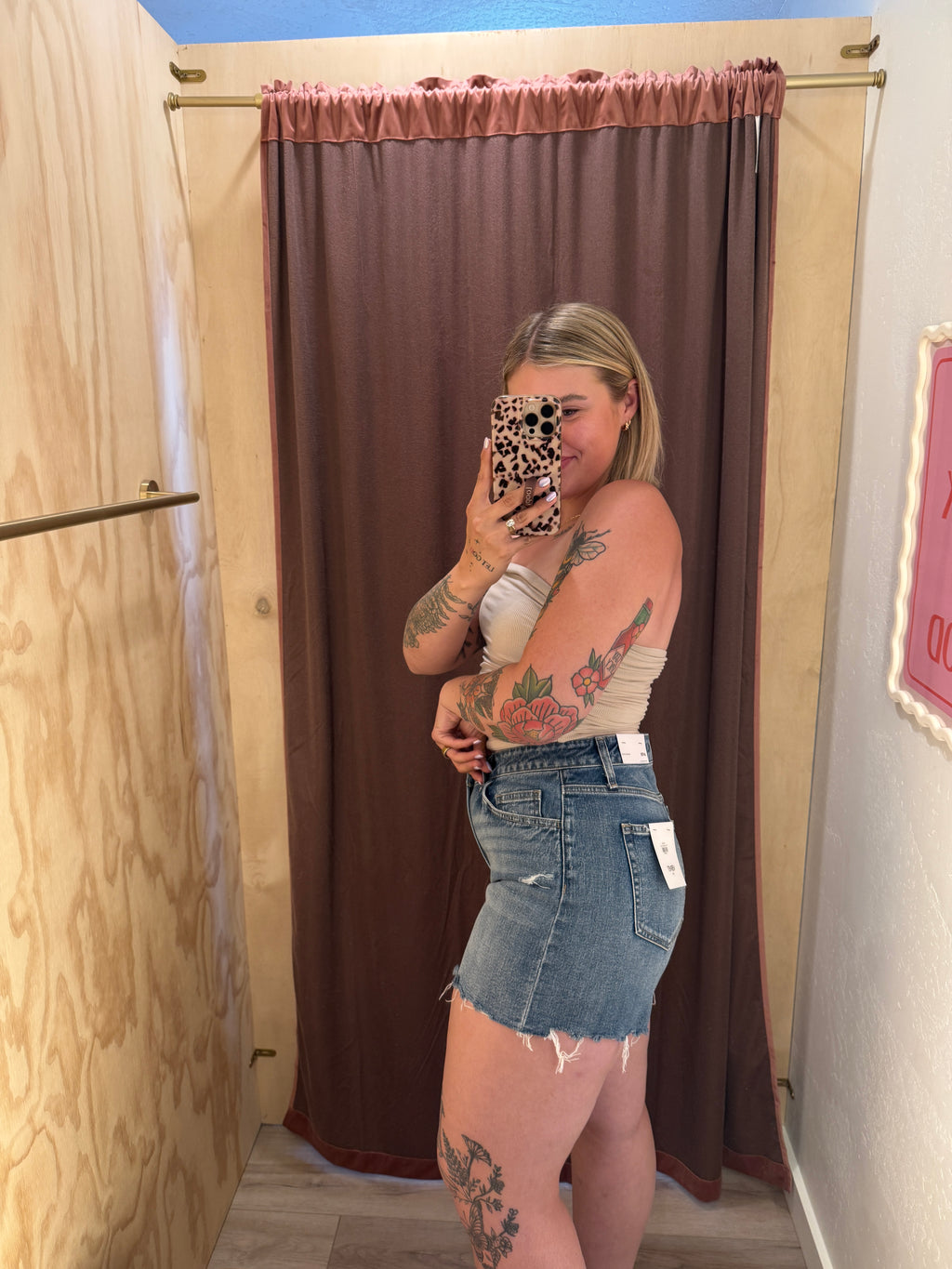 High Rise Jayde Boyfriend Shorts