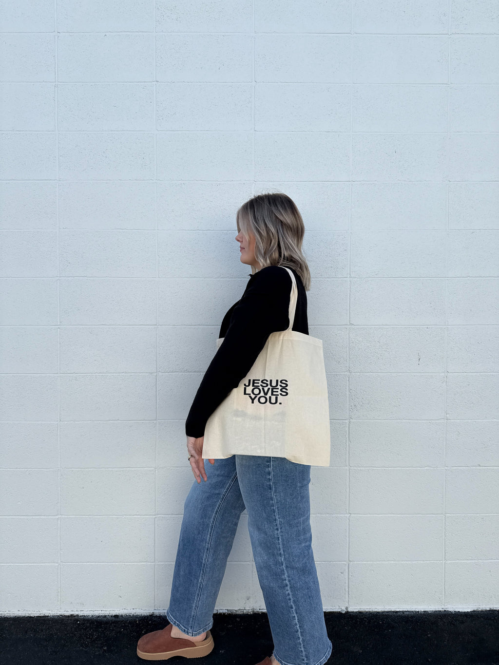 Jesus Loves You Tote Bag