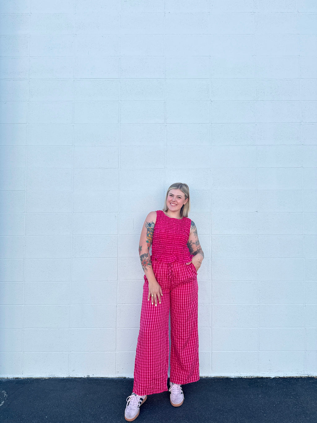 Berry Picnic Drawstring Pants