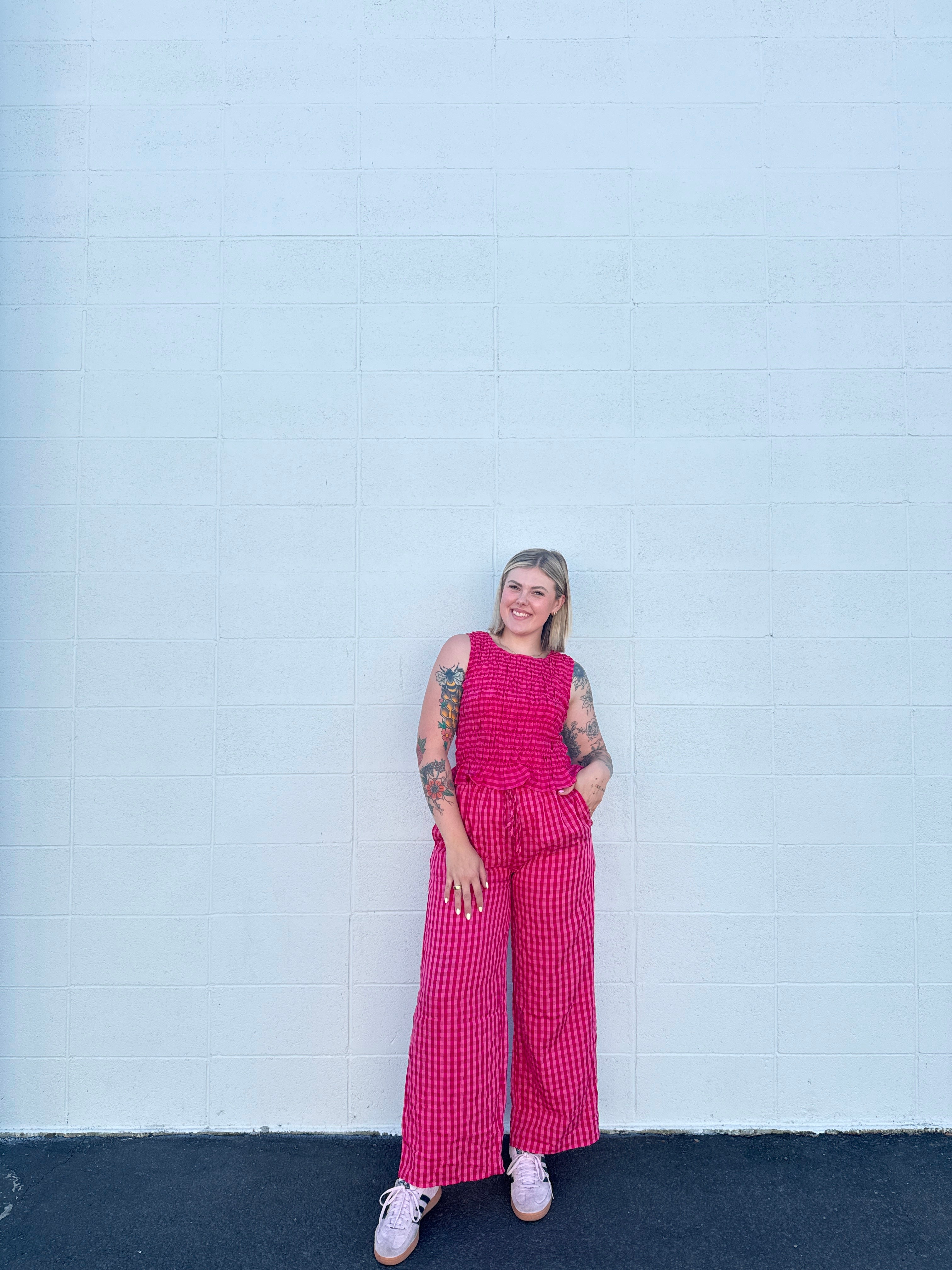 Berry Picnic Drawstring Pants