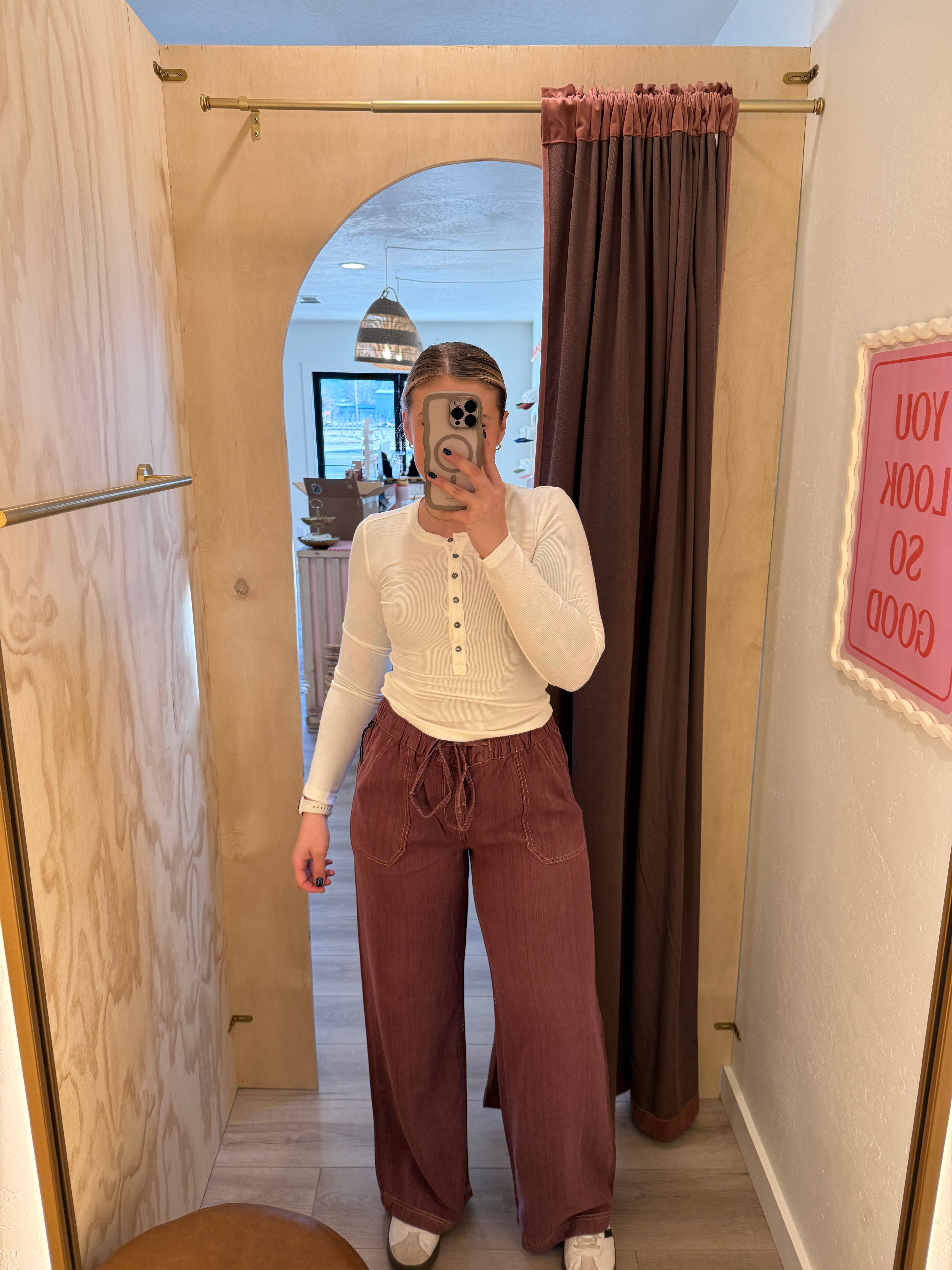 Wine About It Wide Leg Pants