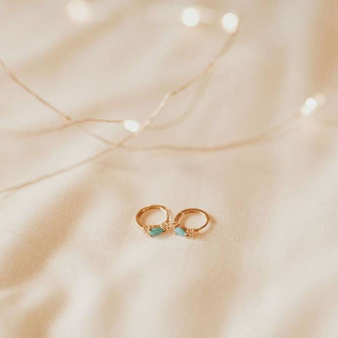 Mauve Natalie Hoops