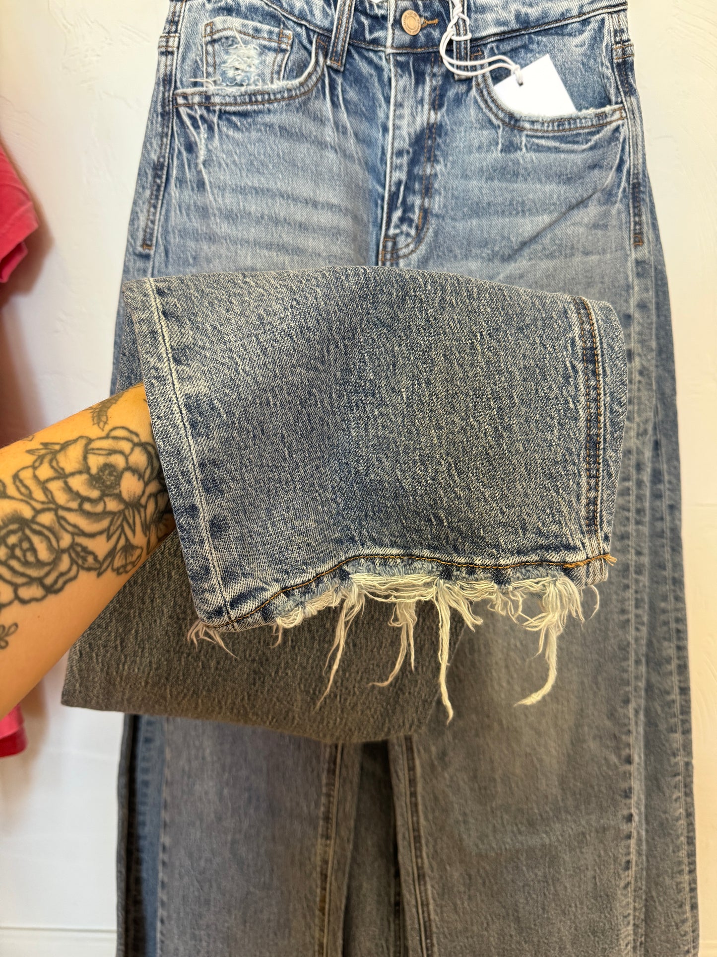 High Rise Wide Leg Jeans