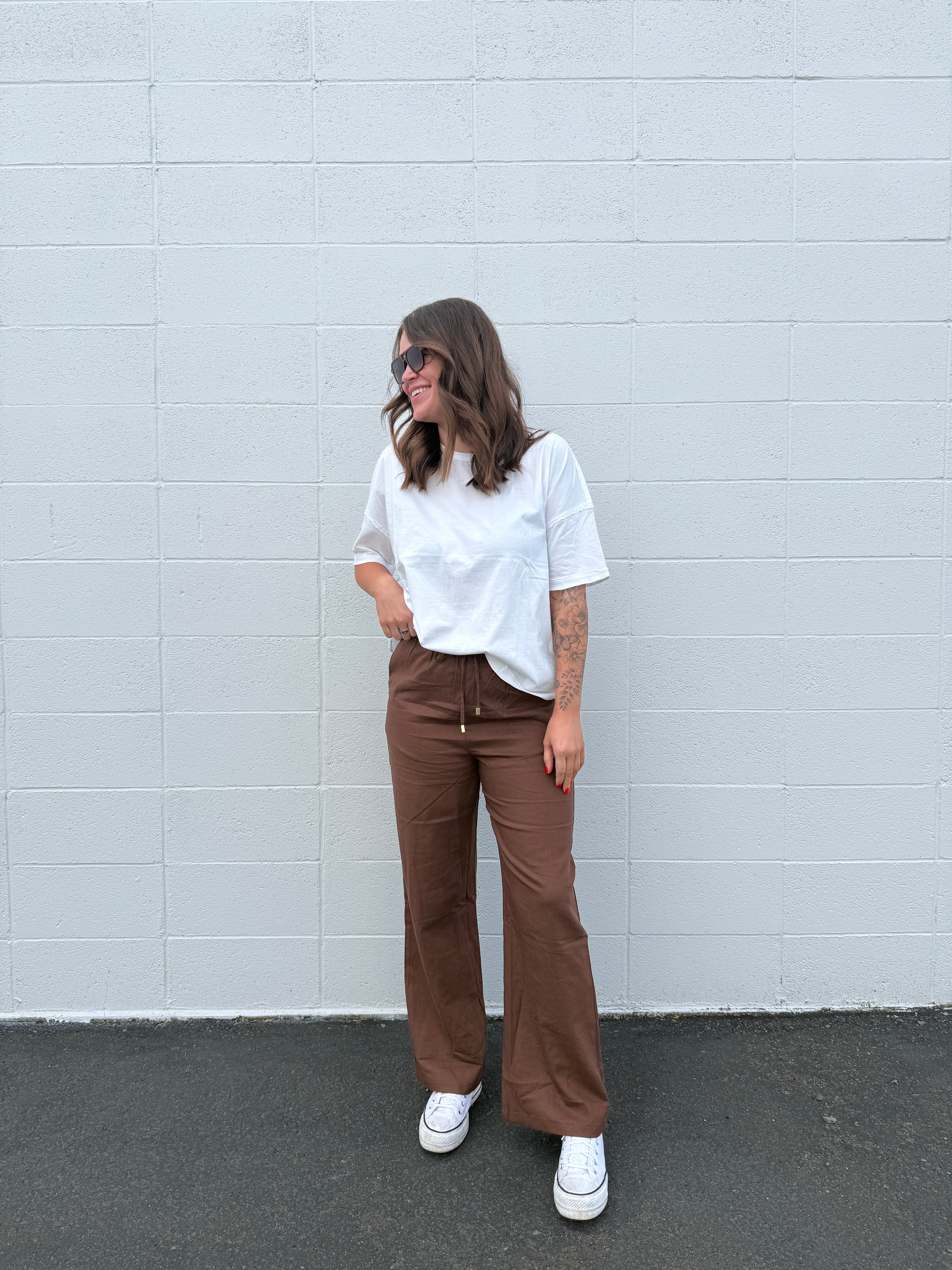 Exposed Seam Boxy Tees (multiple colors)