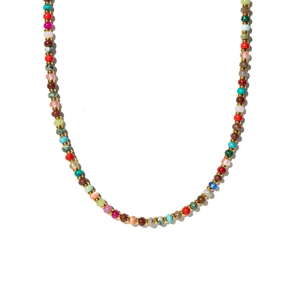 Waterproof Gemstone Glow Necklace