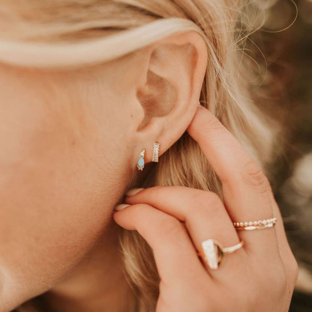 Mauve Natalie Hoops
