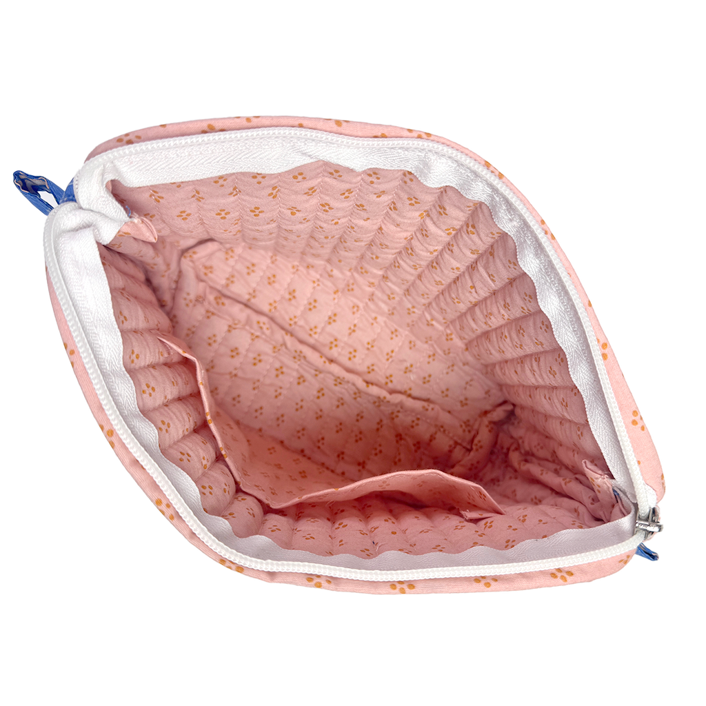 Indigo Blossom Pouch