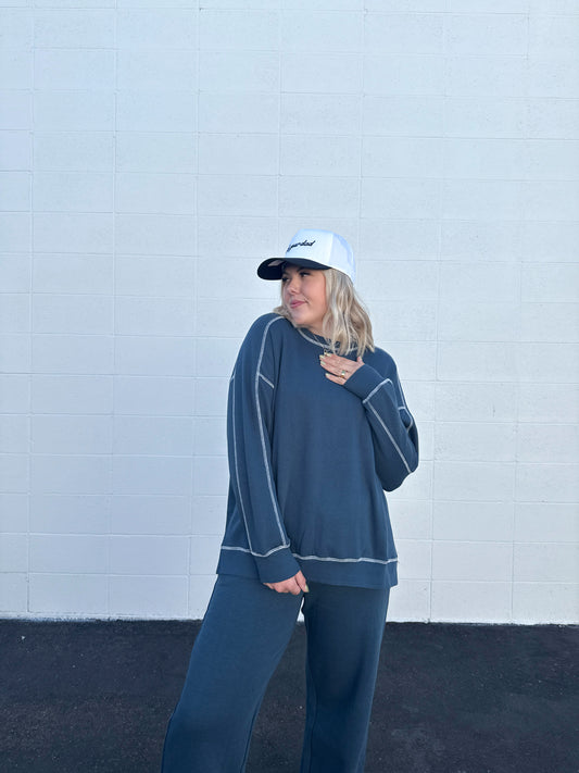 Midnight Navy Crewneck