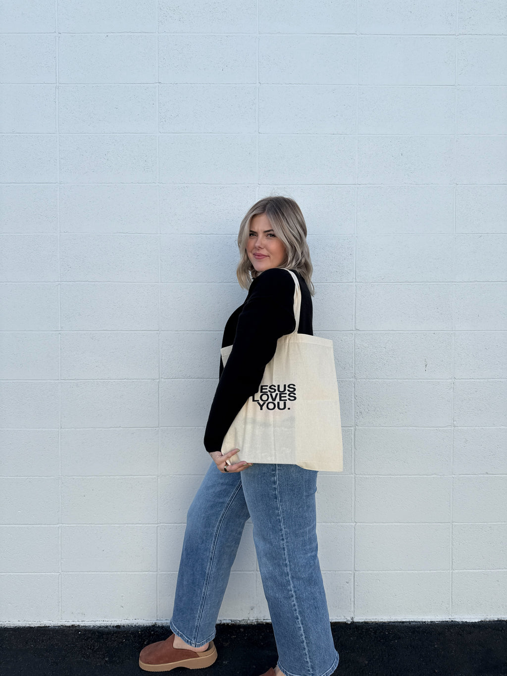 Jesus Loves You Tote Bag