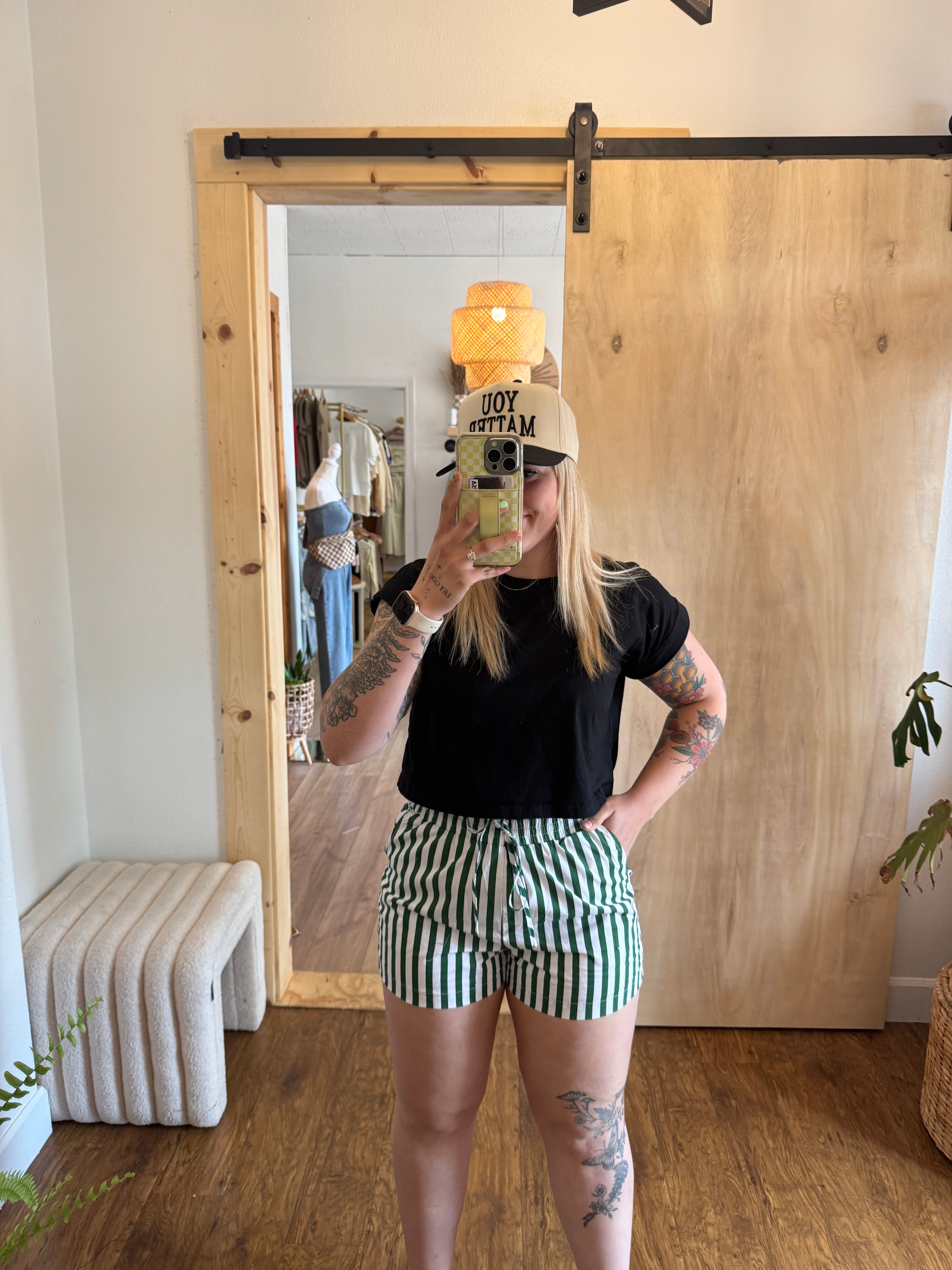 Sunny Days Striped Shorts (Multiple Colors)