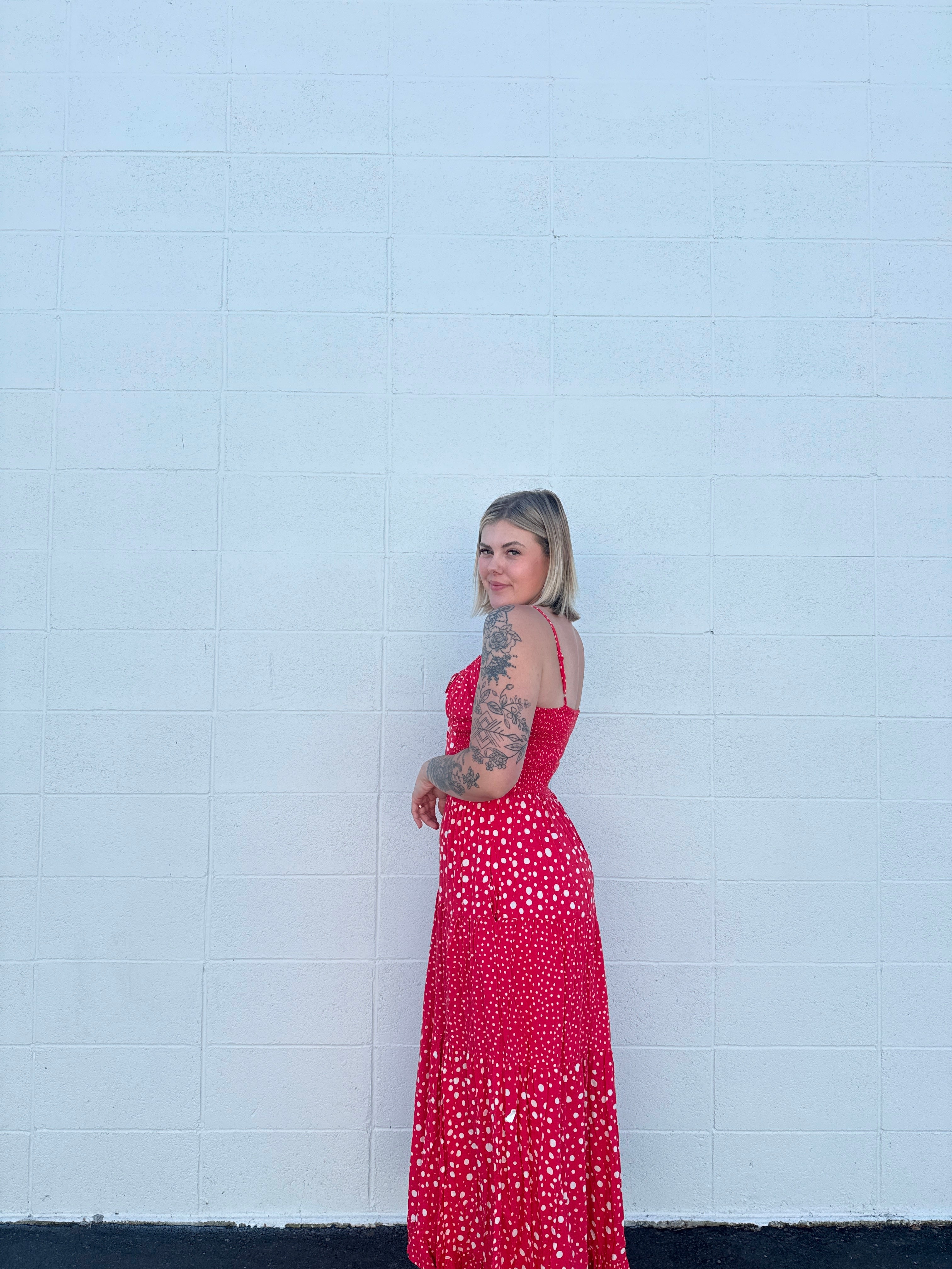 Scarlett Dottie Dream Maxi Dress