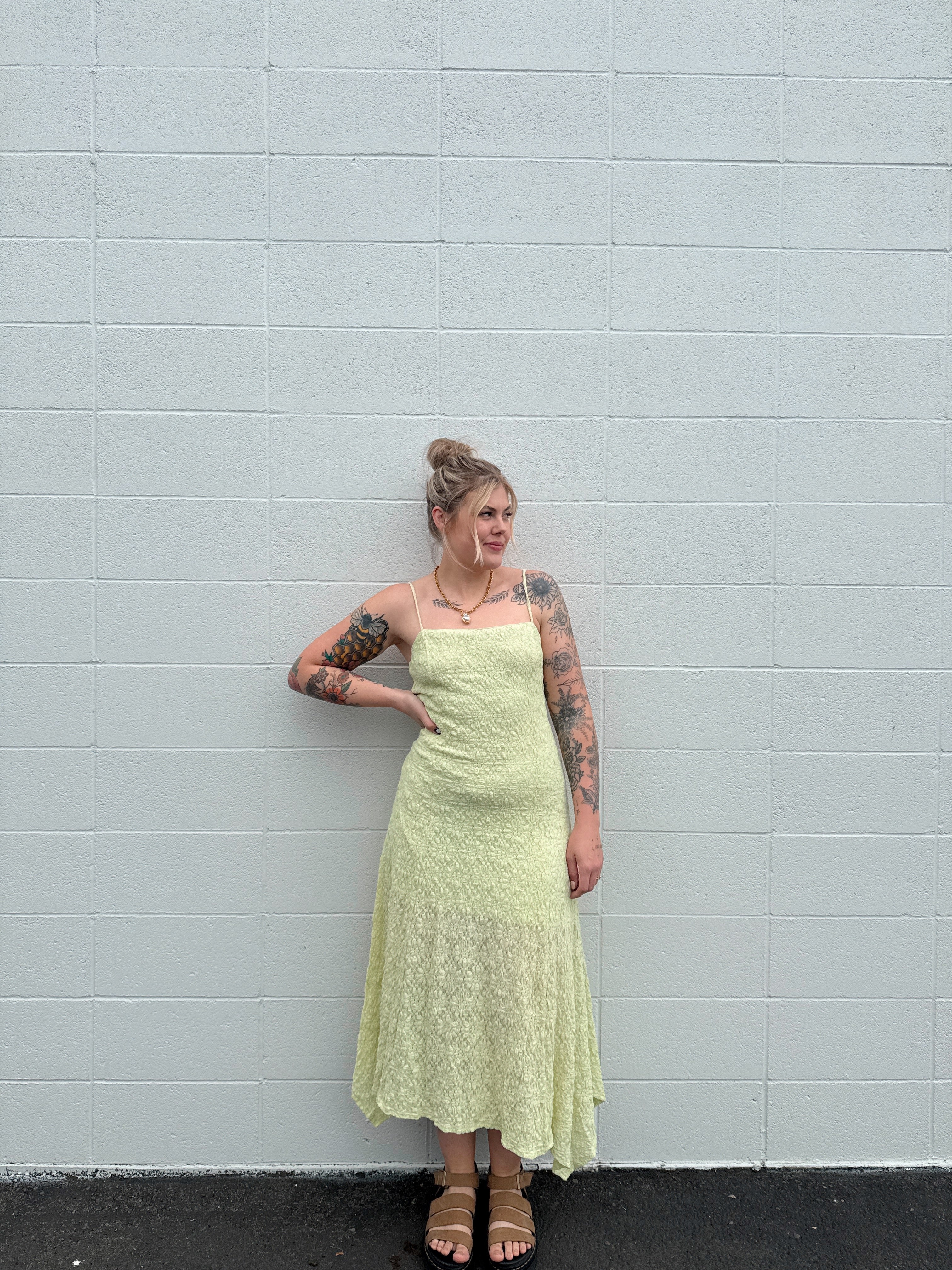 Keylime Hankerchief Dress