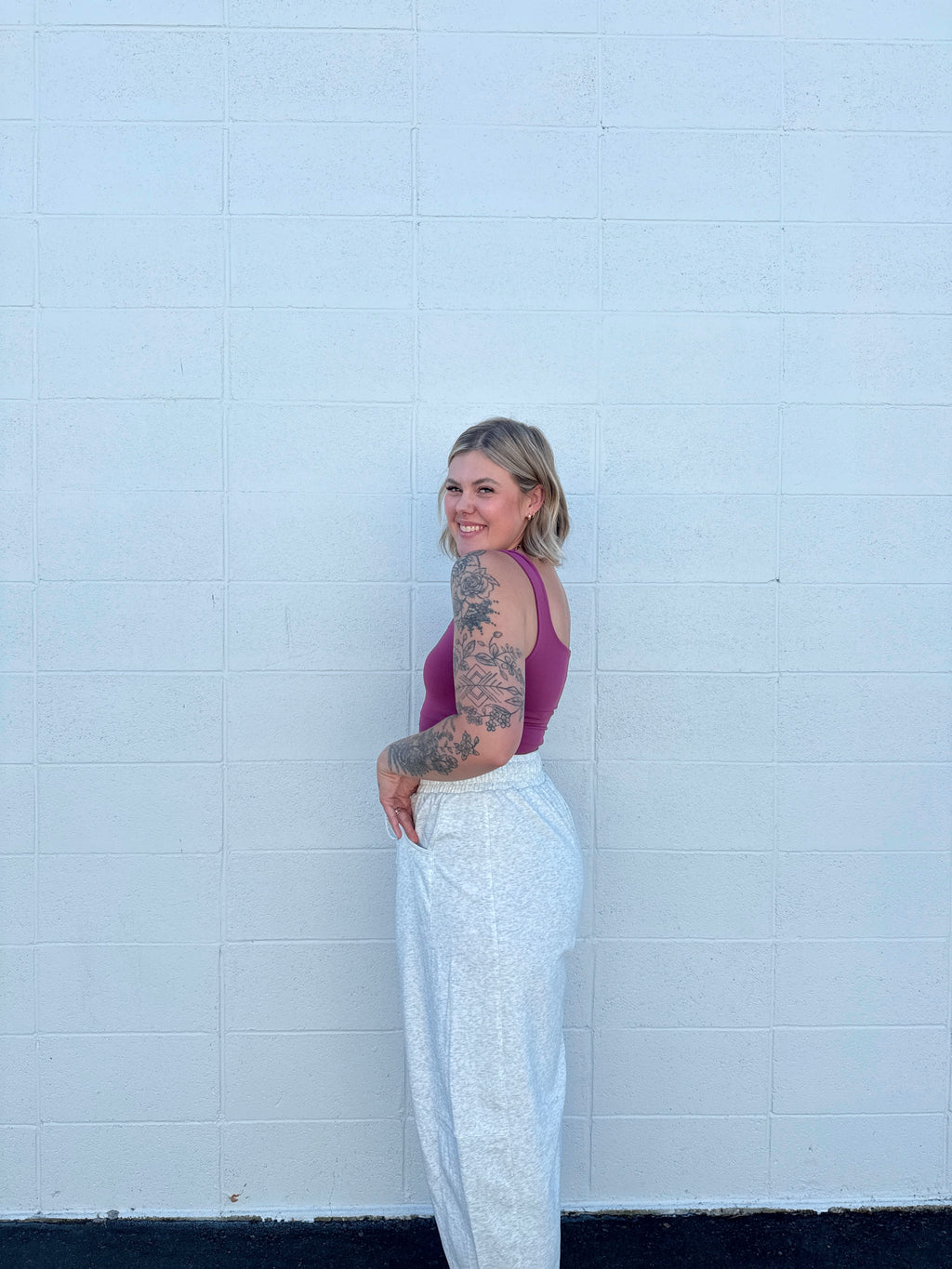 Cloudy Daze Barrel Pants