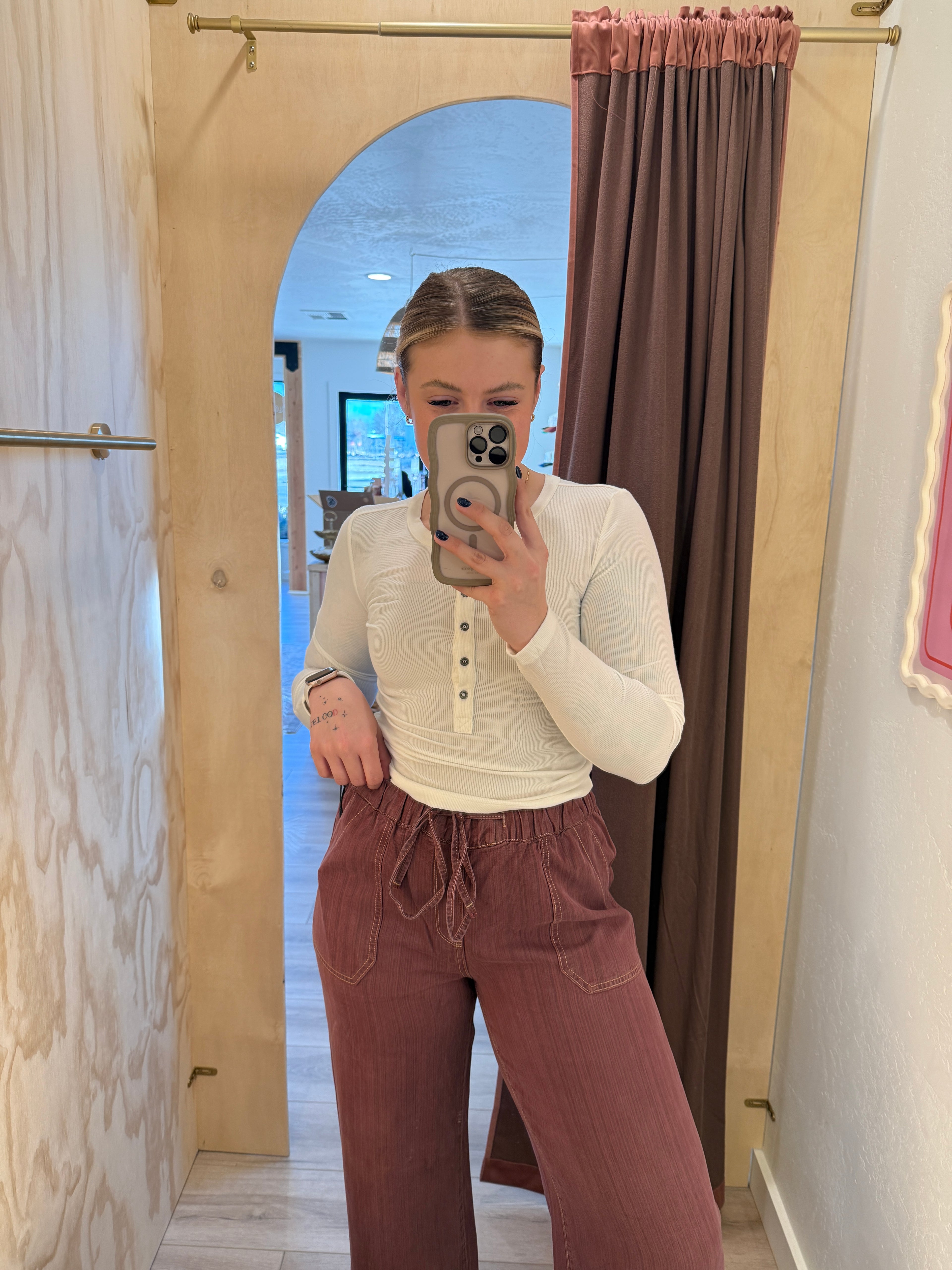 Wine About It Wide Leg Pants