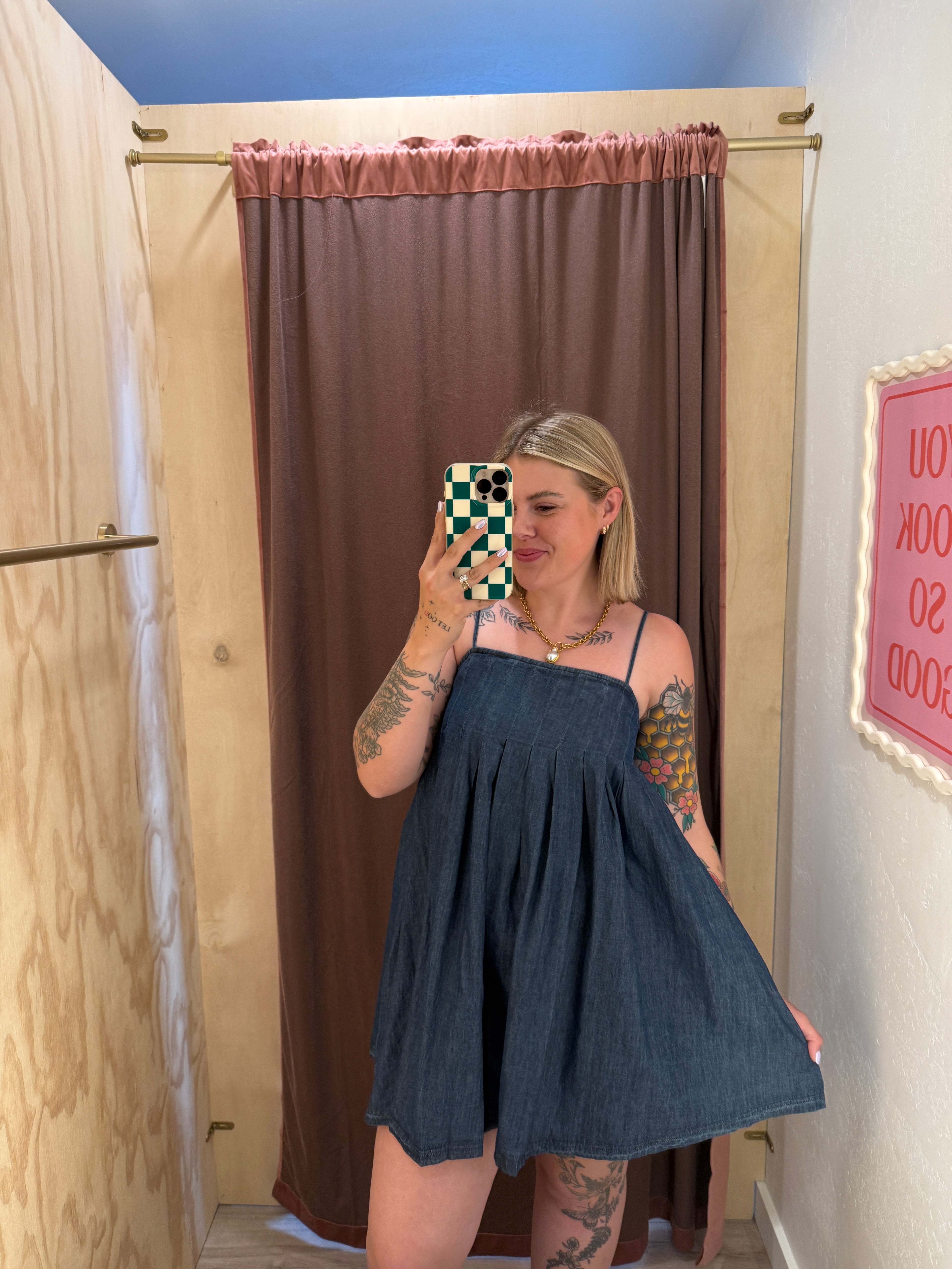 Indigo Breeze Dress