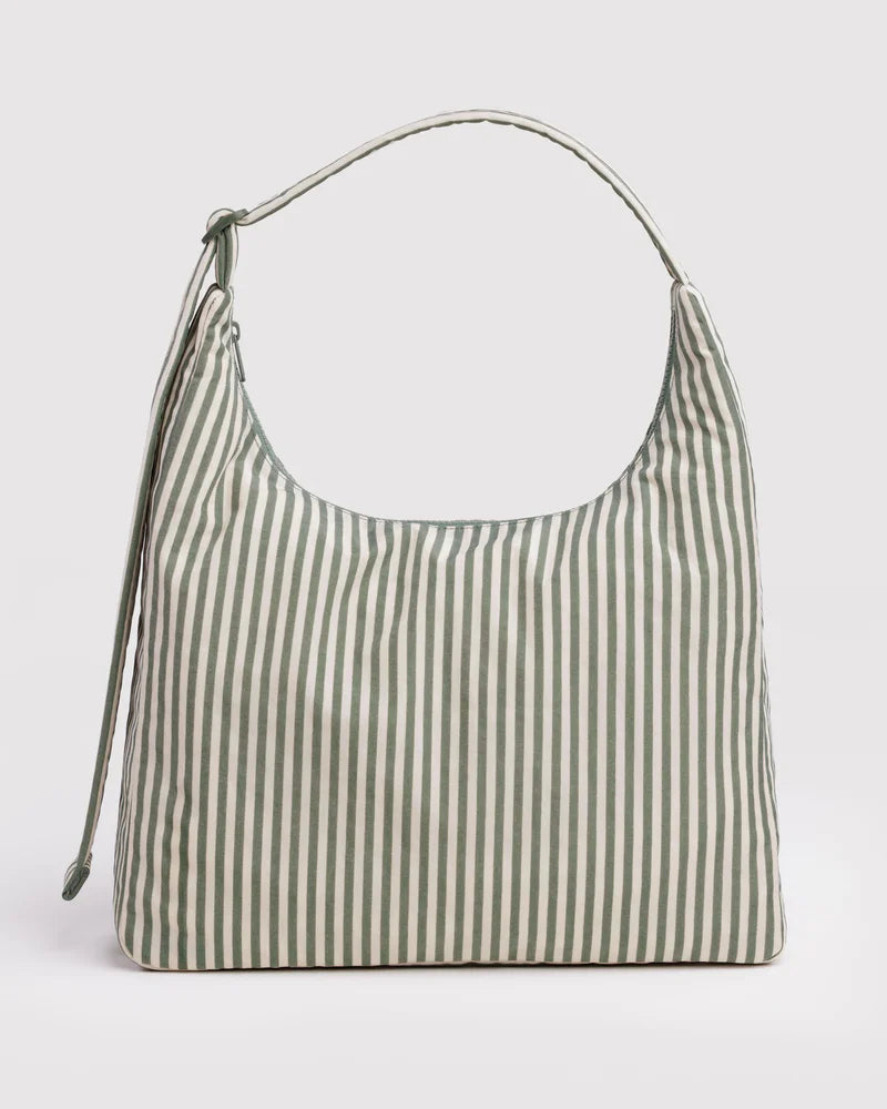 Baggu Shoulder Bag - Sage Stripe