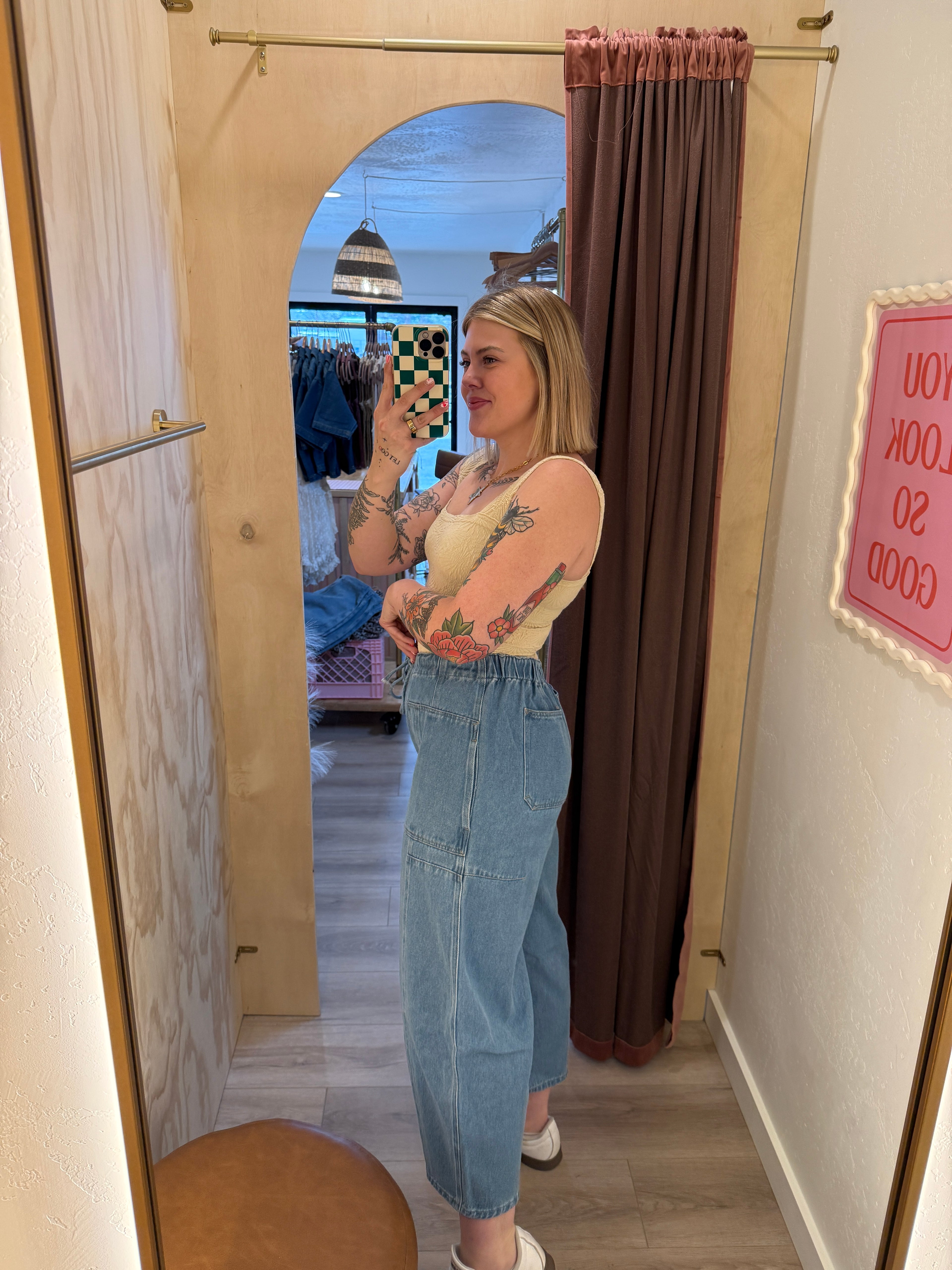 Everyday Ease Drawstring Barrel Pants