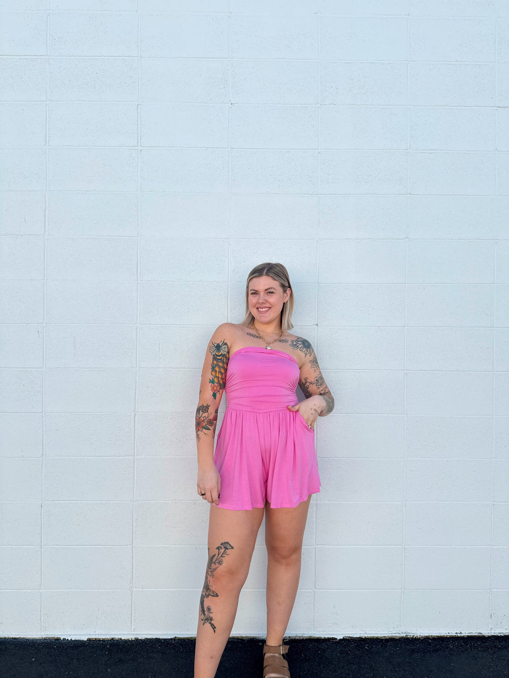 Maisey Ruched Rompers (Multiple Colors)