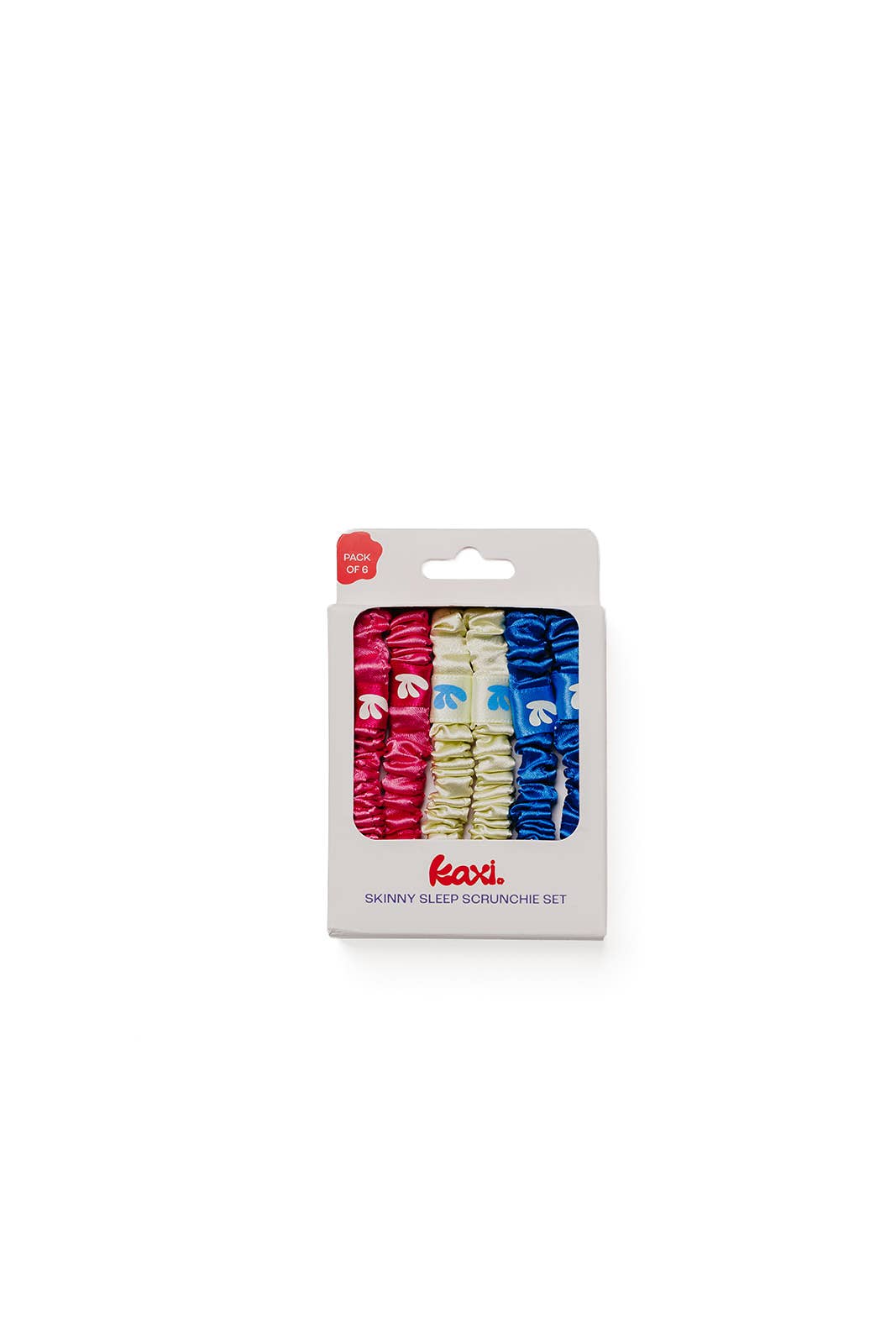 Skinny Sleep Scrunchies 6 Pack (Multiple Colors)
