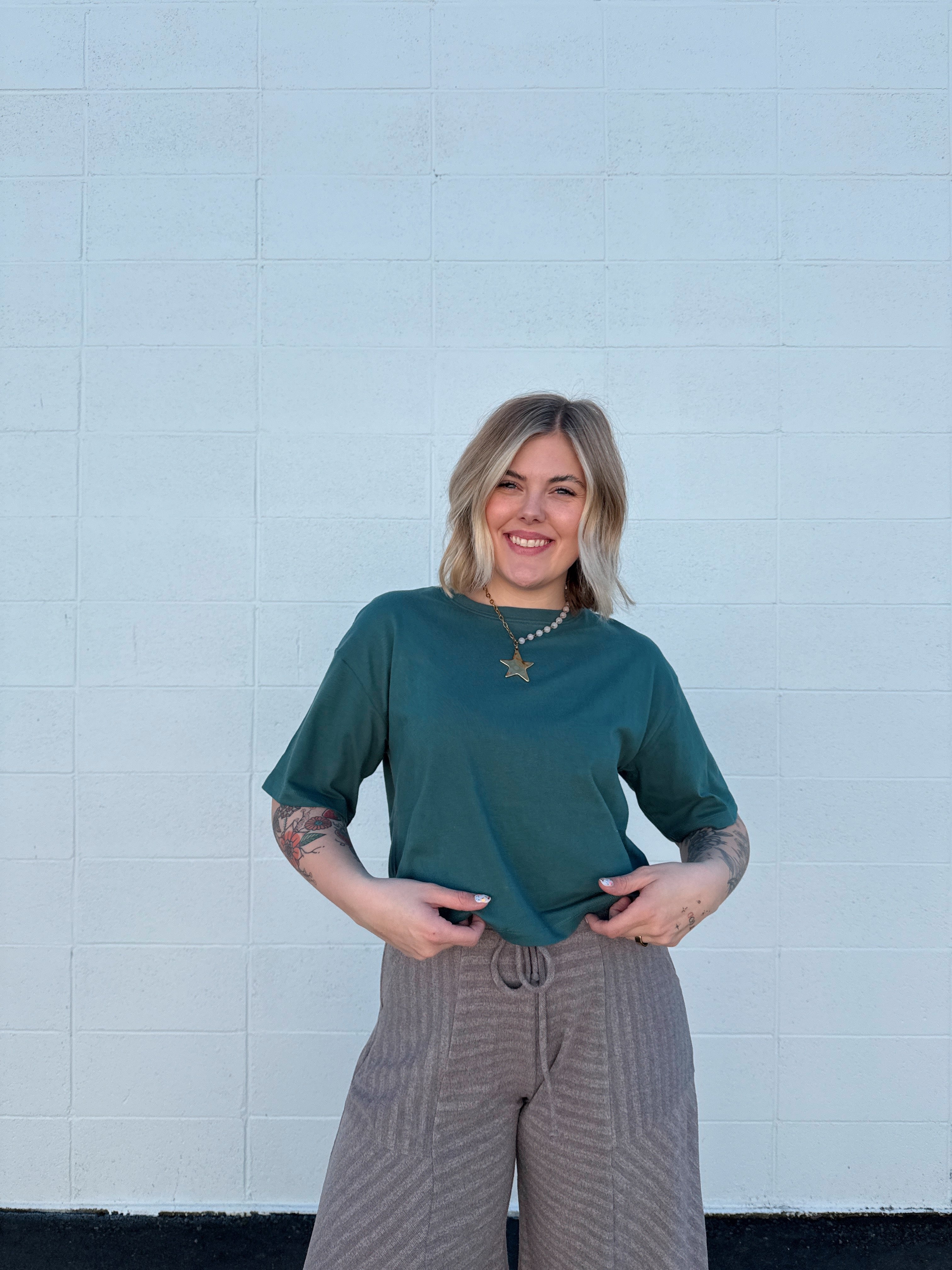 Kinsley Cotton Crop Tees (multiple colors)