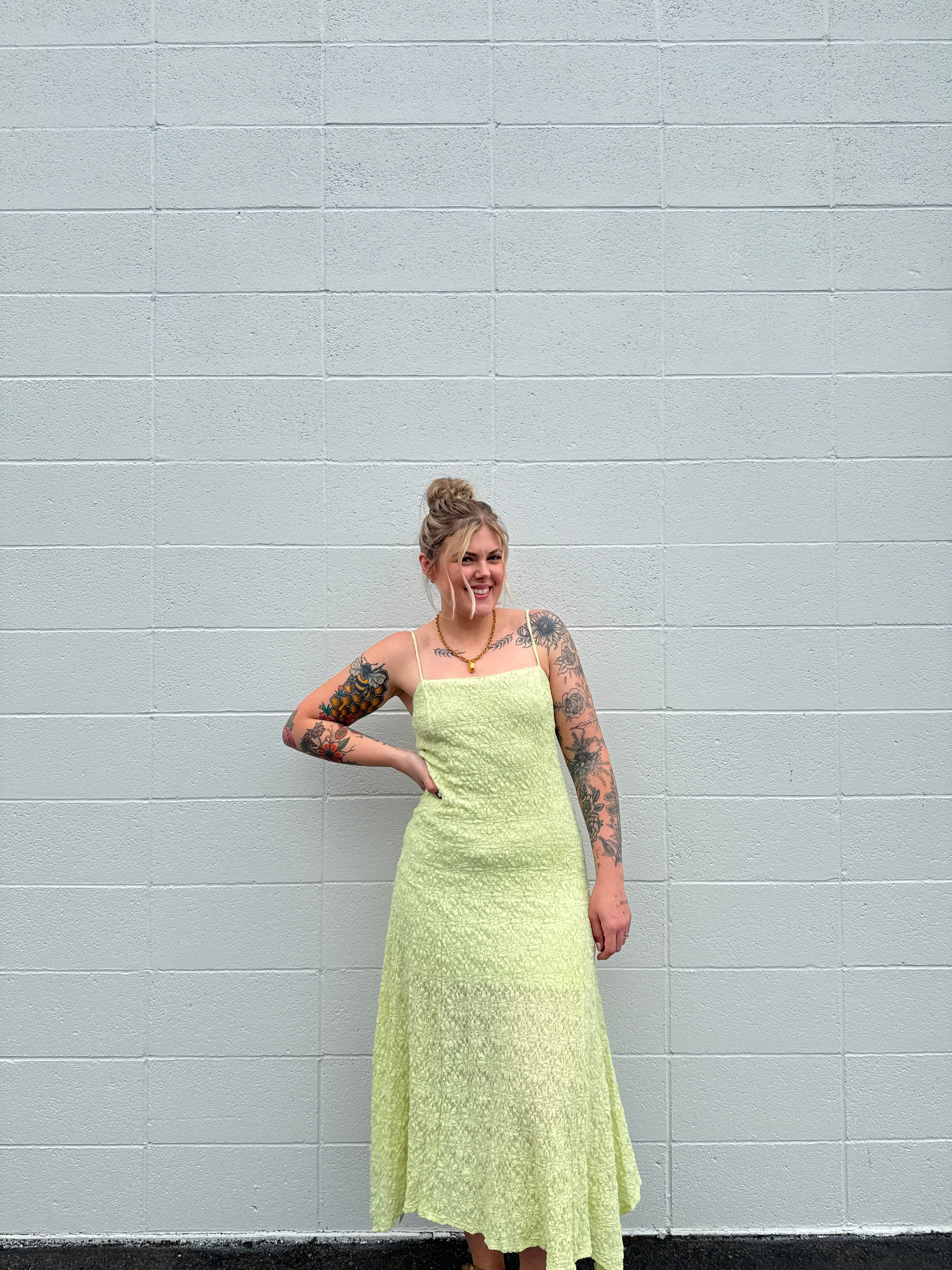 Keylime Hankerchief Dress
