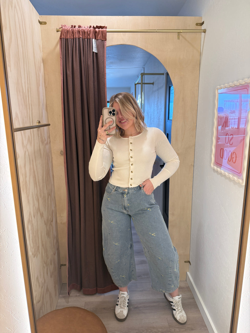 Wildflower Season Barrel Pants