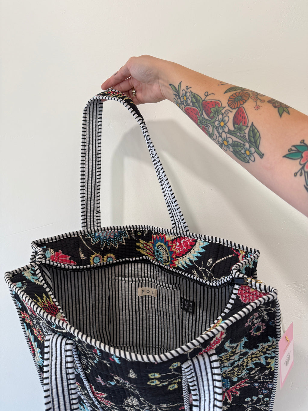 Quilted Tote Bags (Multiple Colors)