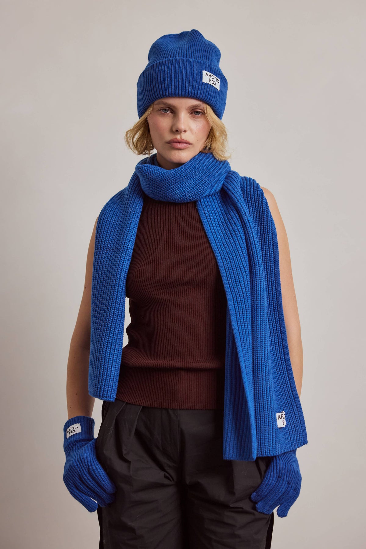 Recycled Bottle Beanie - Ocean Blue