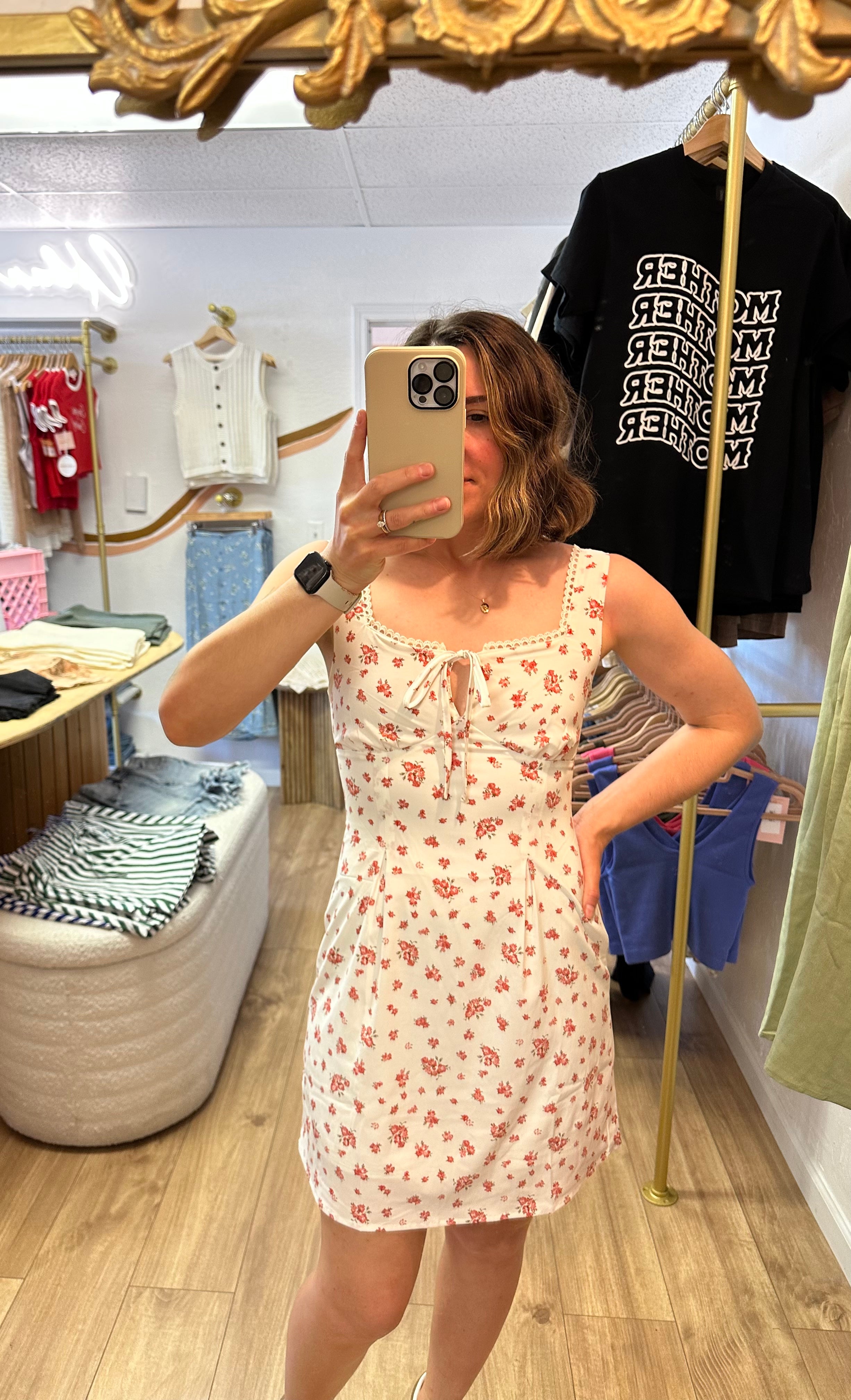 Lover Girl Floral Mini Dress