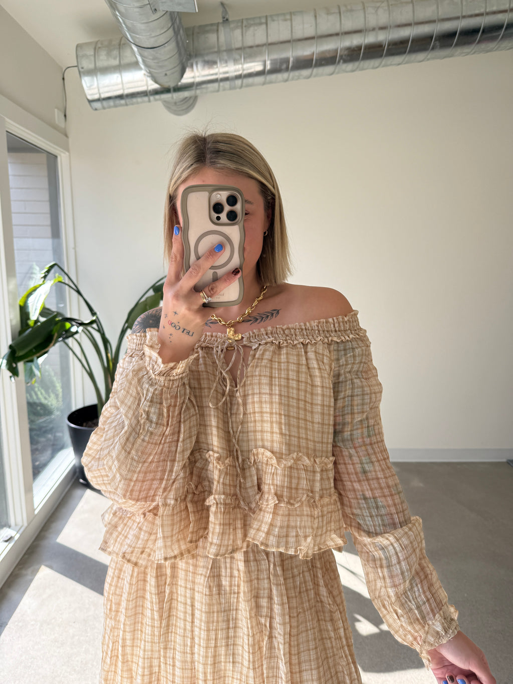 The Marlowe Top - Khaki
