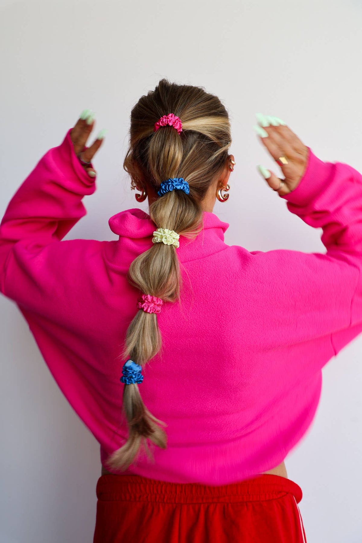 Skinny Sleep Scrunchies 6 Pack (Multiple Colors)